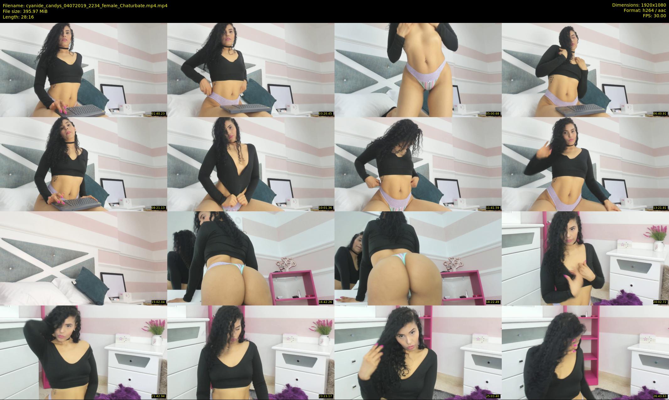 cyanide_candys — 29 minute Chaturbate female cam show recording, 1080p, Jul 4, 2019