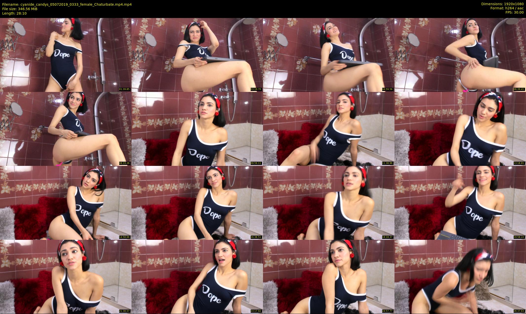 cyanide_candys — 29 minute Chaturbate female cam show recording, 1080p, Jul 5, 2019