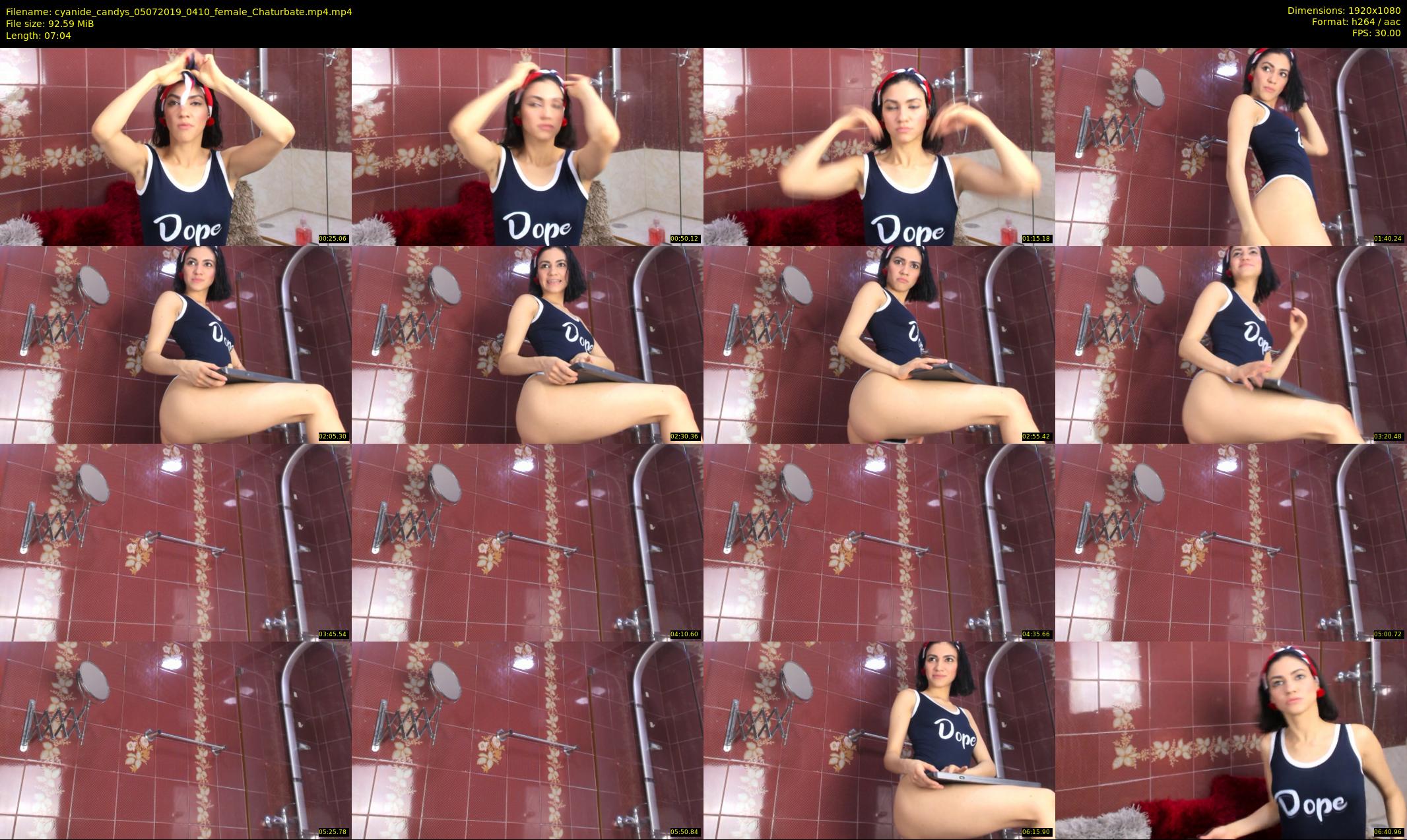 cyanide_candys — 8 minute Chaturbate female cam show recording, 1080p, Jul 5, 2019