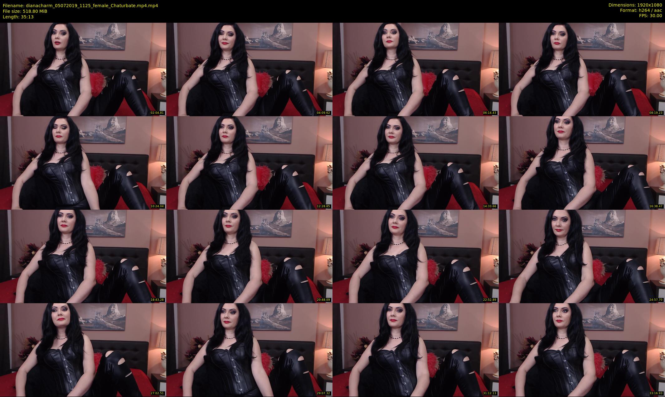 dianacharm — 36 minute Chaturbate female cam show recording, 1080p, Jul 5, 2019
