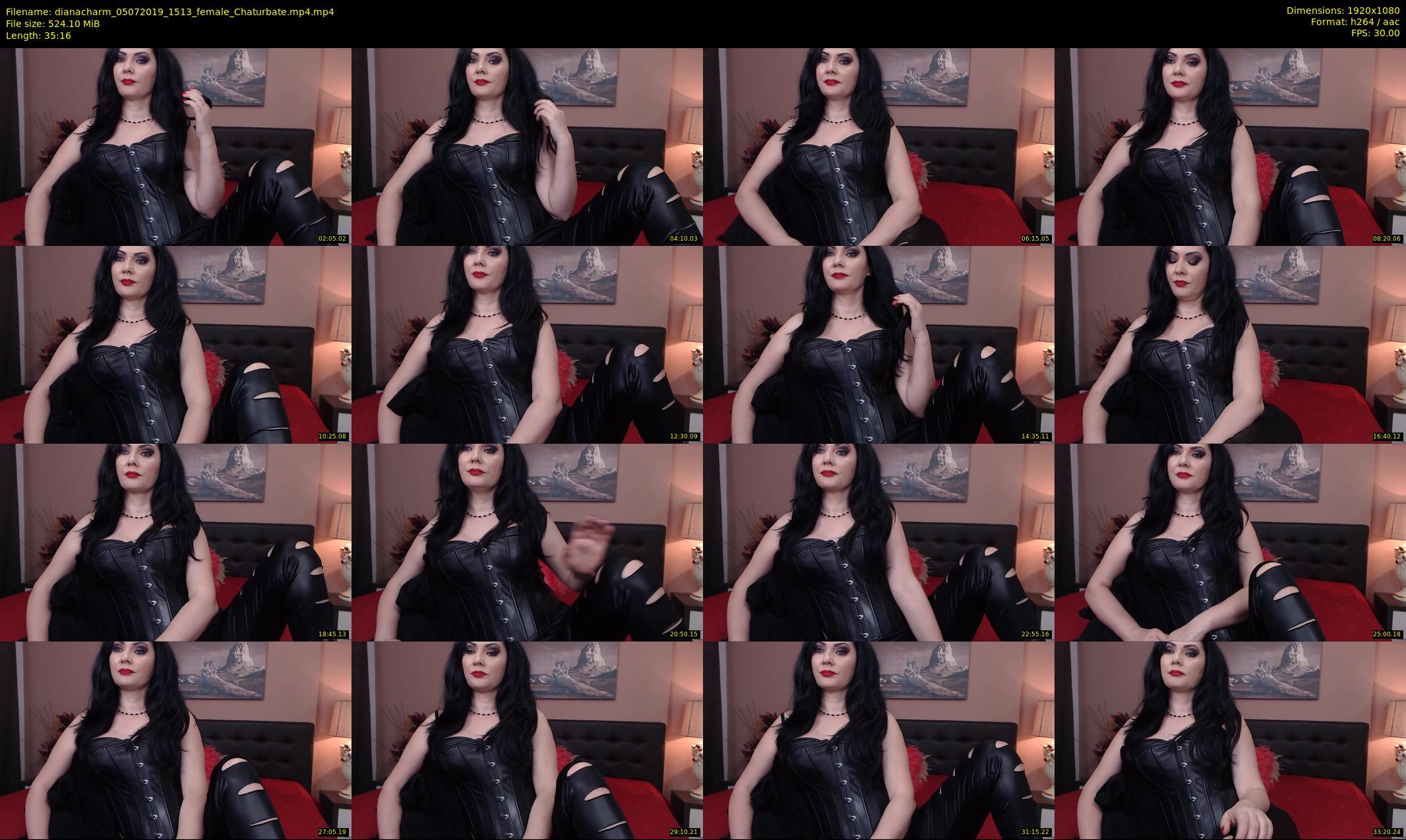 dianacharm — 36 minute Chaturbate female cam show recording, 1080p, Jul 5, 2019