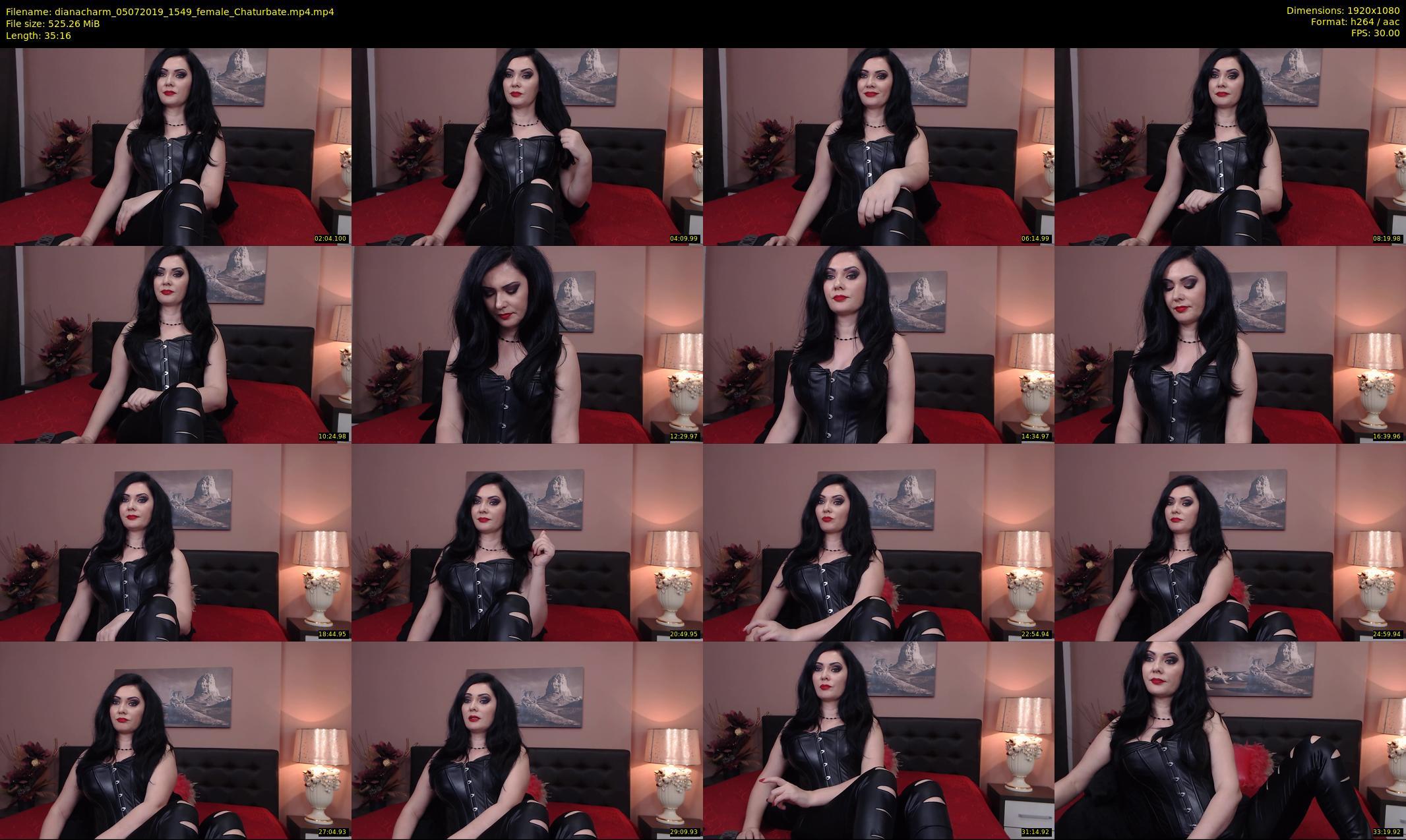 dianacharm — 36 minute Chaturbate female cam show recording, 1080p, Jul 5, 2019