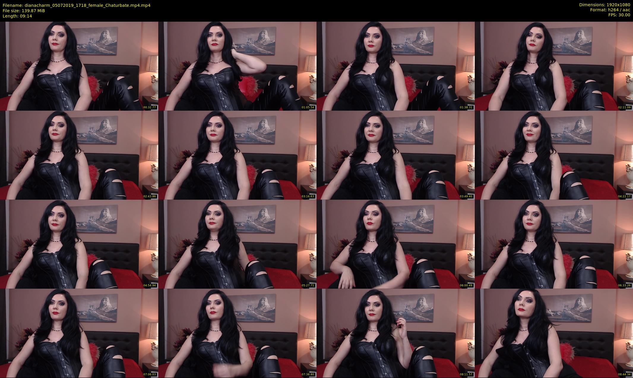 dianacharm — 10 minute Chaturbate female cam show recording, 1080p, Jul 5, 2019