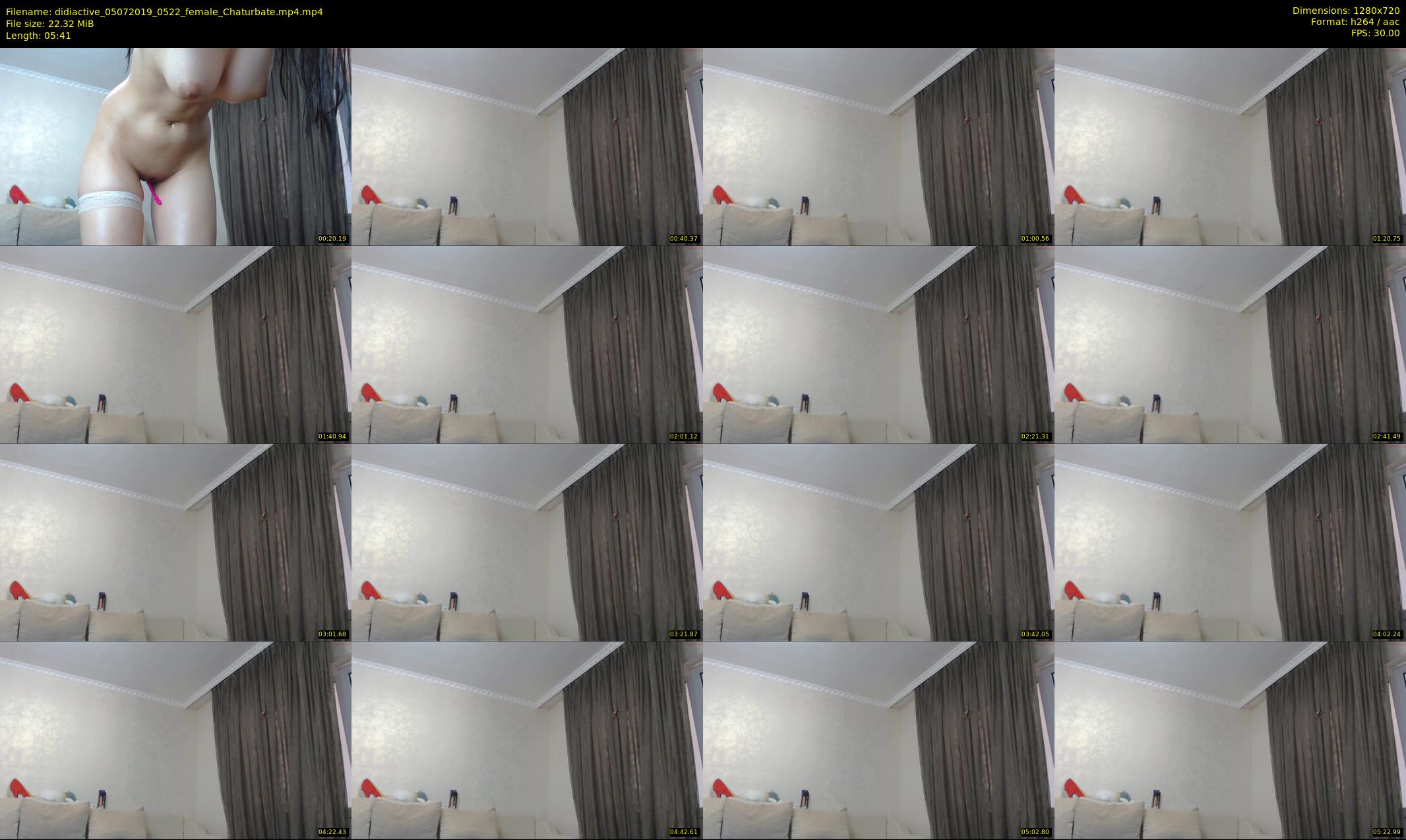 didiactive — 6 minute Chaturbate female cam show recording, 720p, Jul 5, 2019