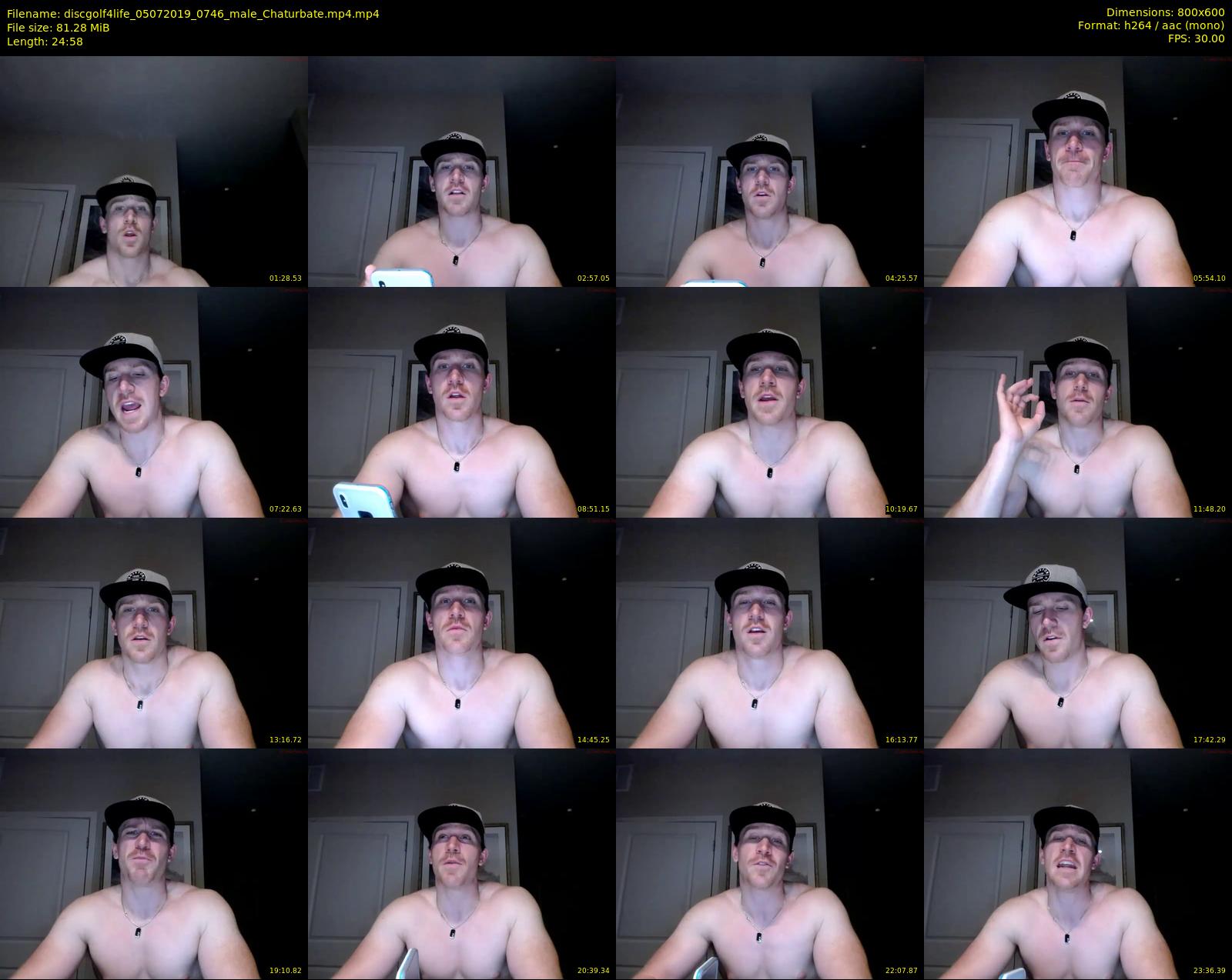 discgolf4life — 25 minute Chaturbate male cam show recording, 480p, Jul 5, 2019