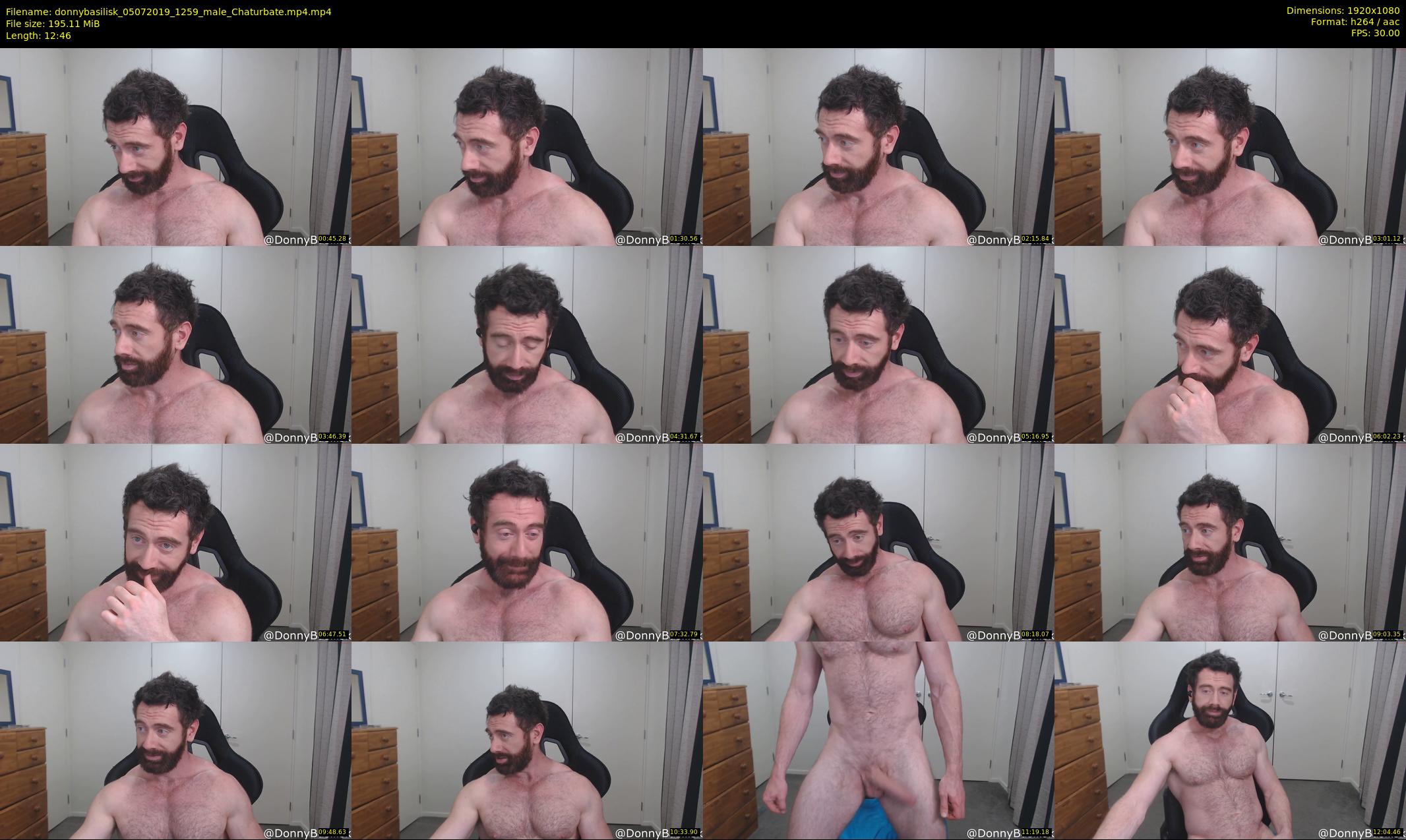 donnybasilisk — 13 minute Chaturbate male cam show recording, 1080p, Jul 5, 2019
