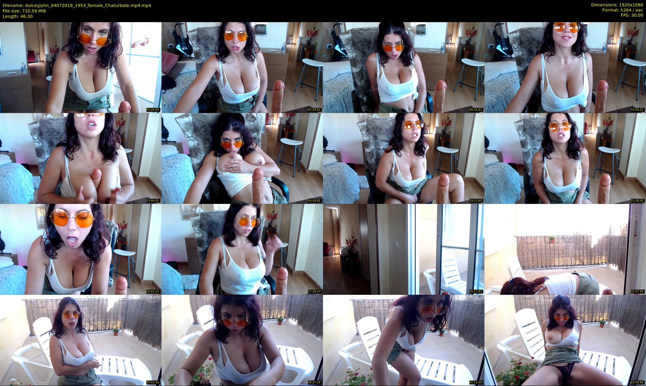 dulceyjohn — 47 minute Chaturbate female cam show recording, 1080p, Jul 4, 2019