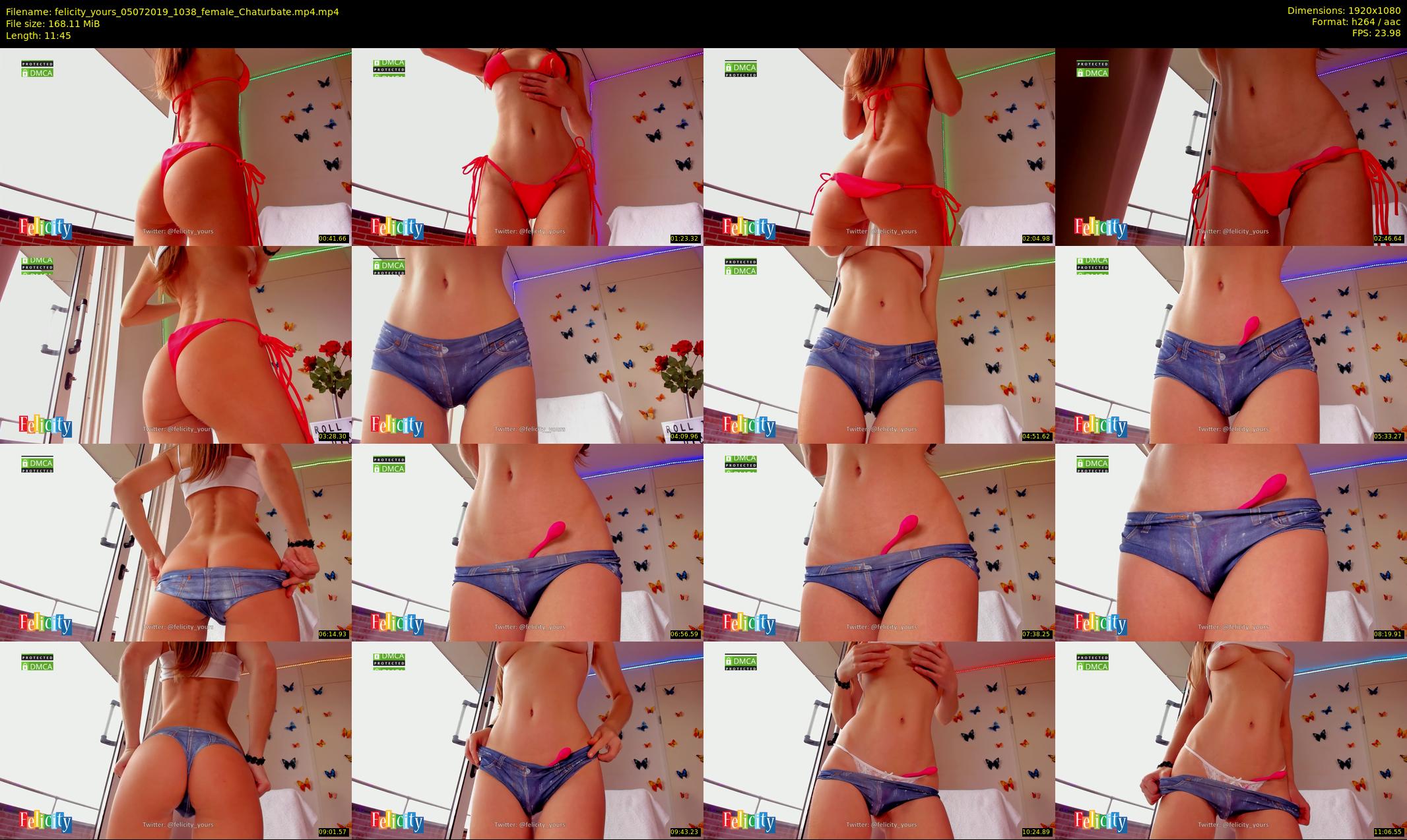 felicity_yours — 12 minute Chaturbate female cam show recording, 1080p, Jul 5, 2019
