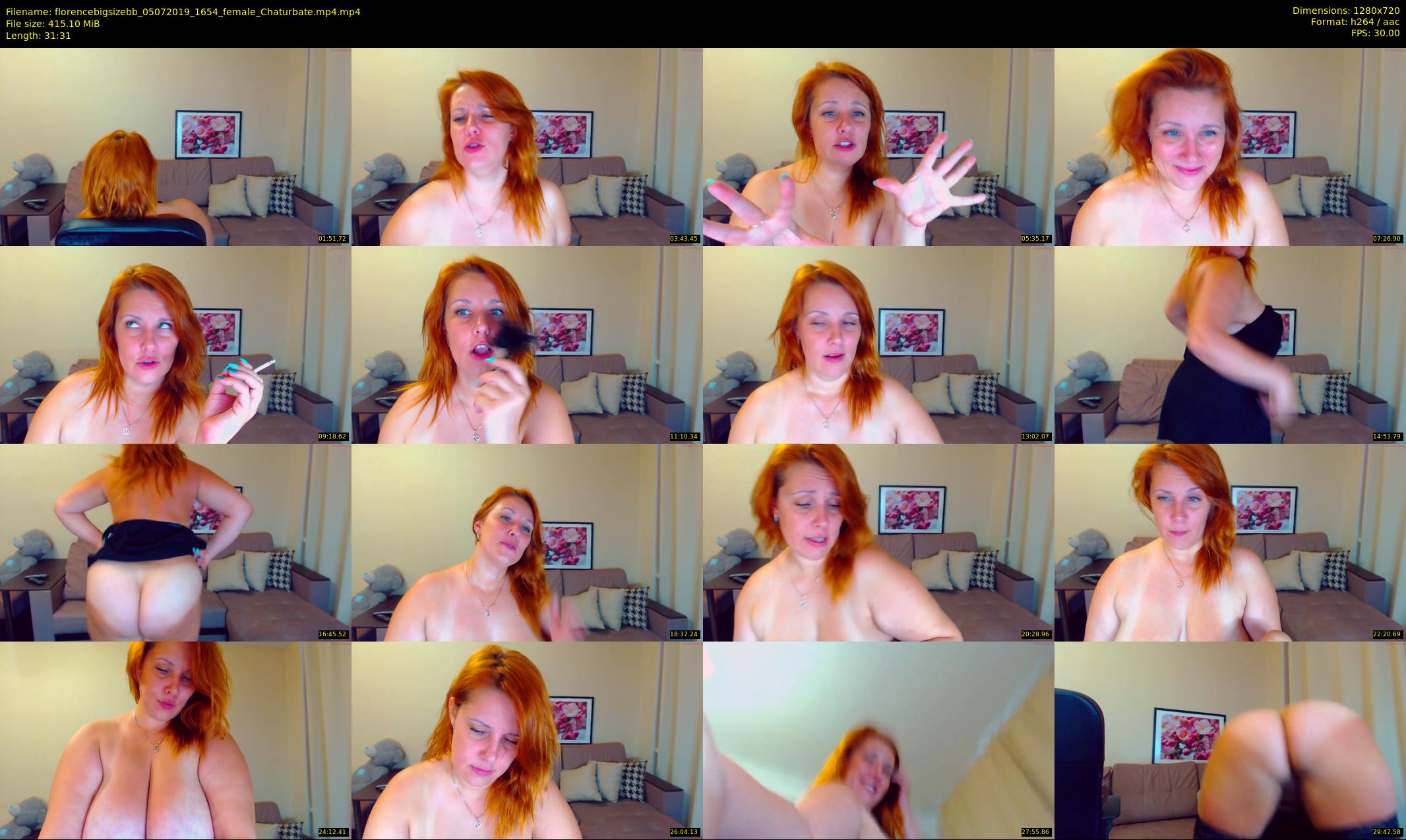 florencebigsizebb — 32 minute Chaturbate female cam show recording, 720p, Jul 5, 2019