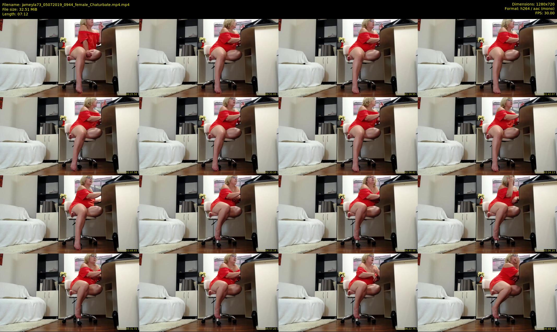 jameyla73 — 8 minute Chaturbate female cam show recording, 720p, Jul 5, 2019