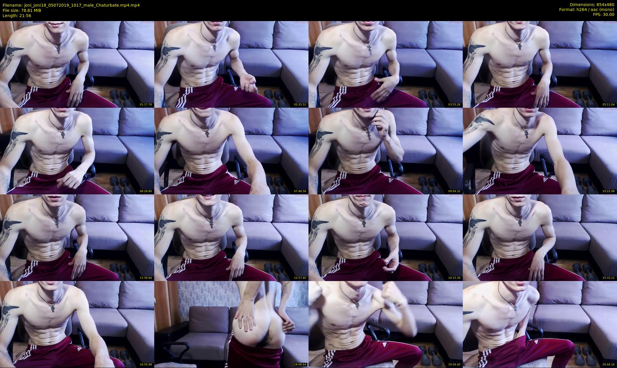 joni_joni18 — 22 minute Chaturbate male cam show recording, 480p, Jul 5, 2019