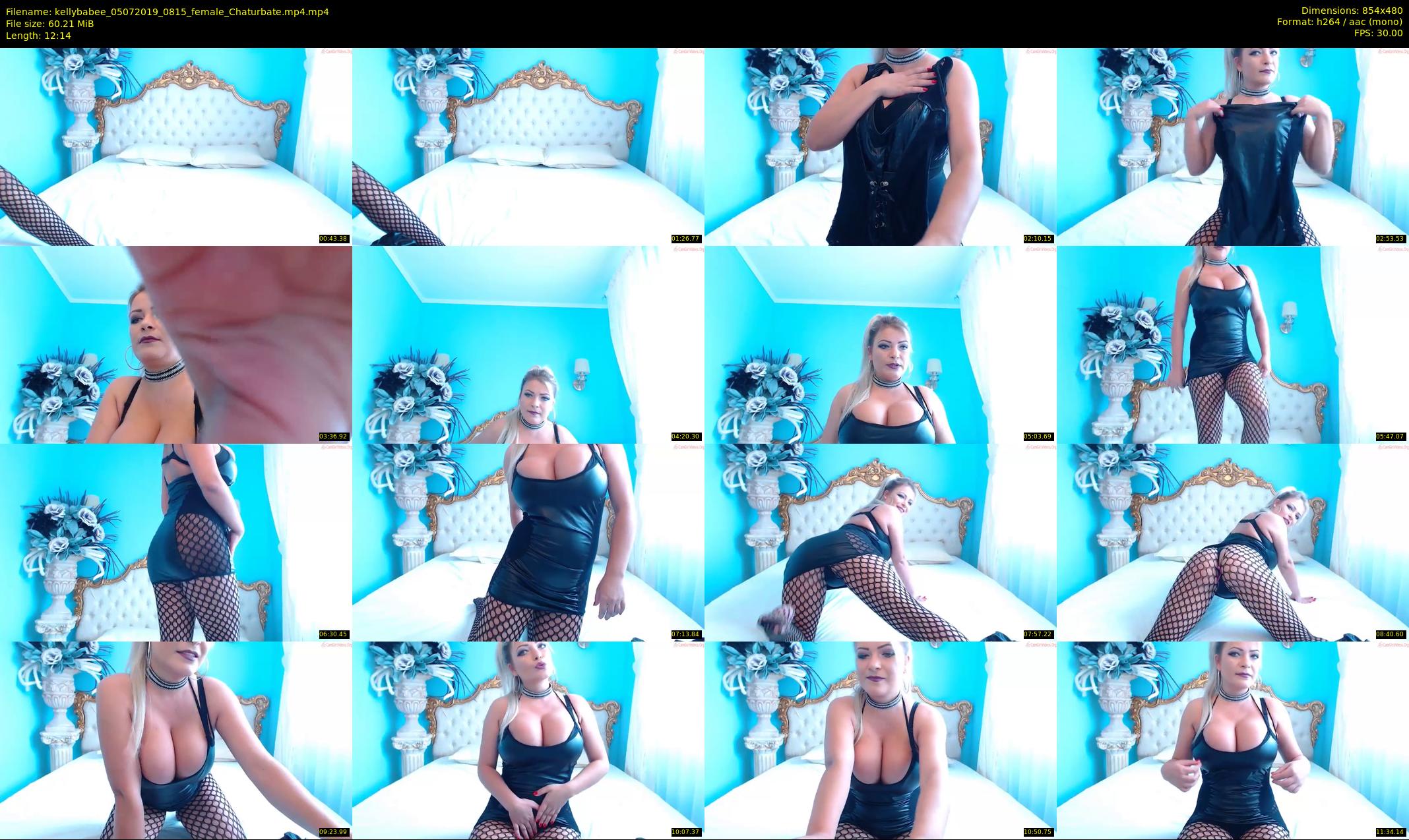 kellybabee — 13 minute Chaturbate female cam show recording, 480p, Jul 5, 2019
