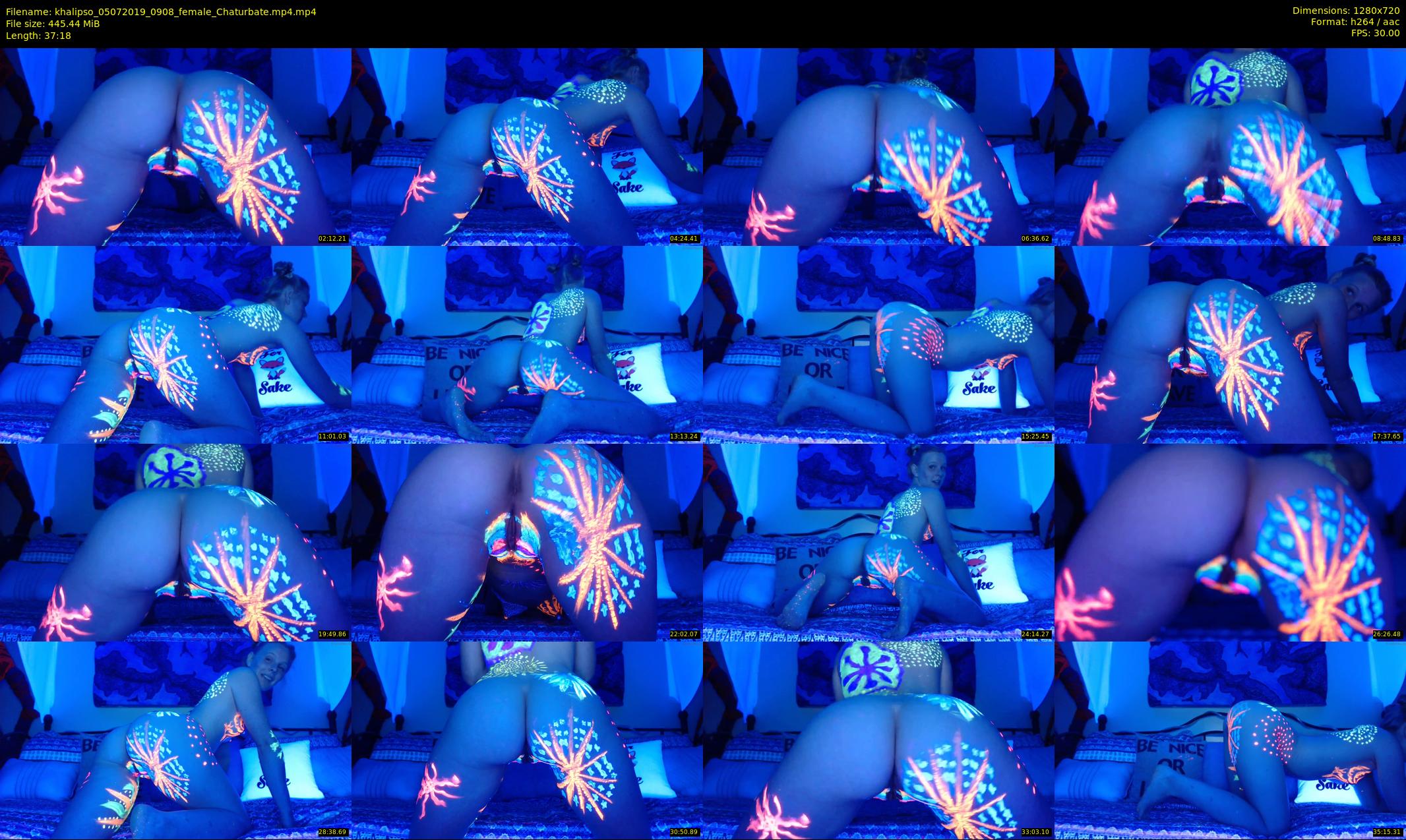 khalipso — 38 minute Chaturbate female cam show recording, 720p, Jul 5, 2019