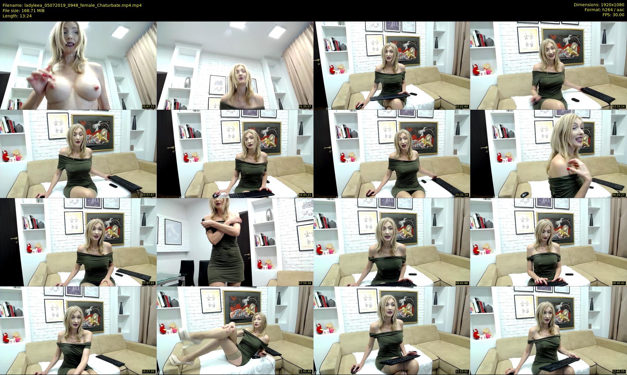 ladyleea — 14 minute Chaturbate female cam show recording, 1080p, Jul 5, 2019