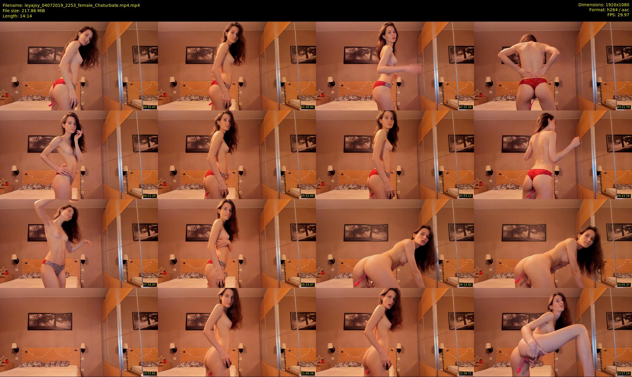 leyajoy — 15 minute Chaturbate female cam show recording, 1080p, Jul 4, 2019