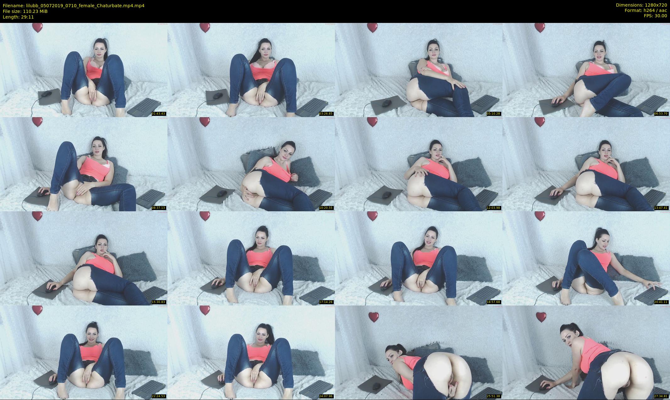 lilubb — 30 minute Chaturbate female cam show recording, 720p, Jul 5, 2019