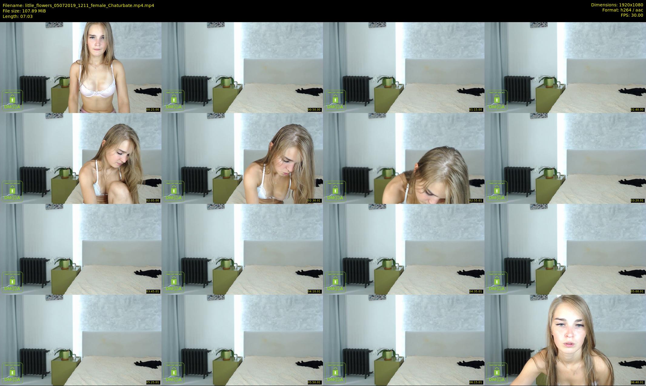 litlle_flowers — 8 minute Chaturbate female cam show recording, 1080p, Jul 5, 2019