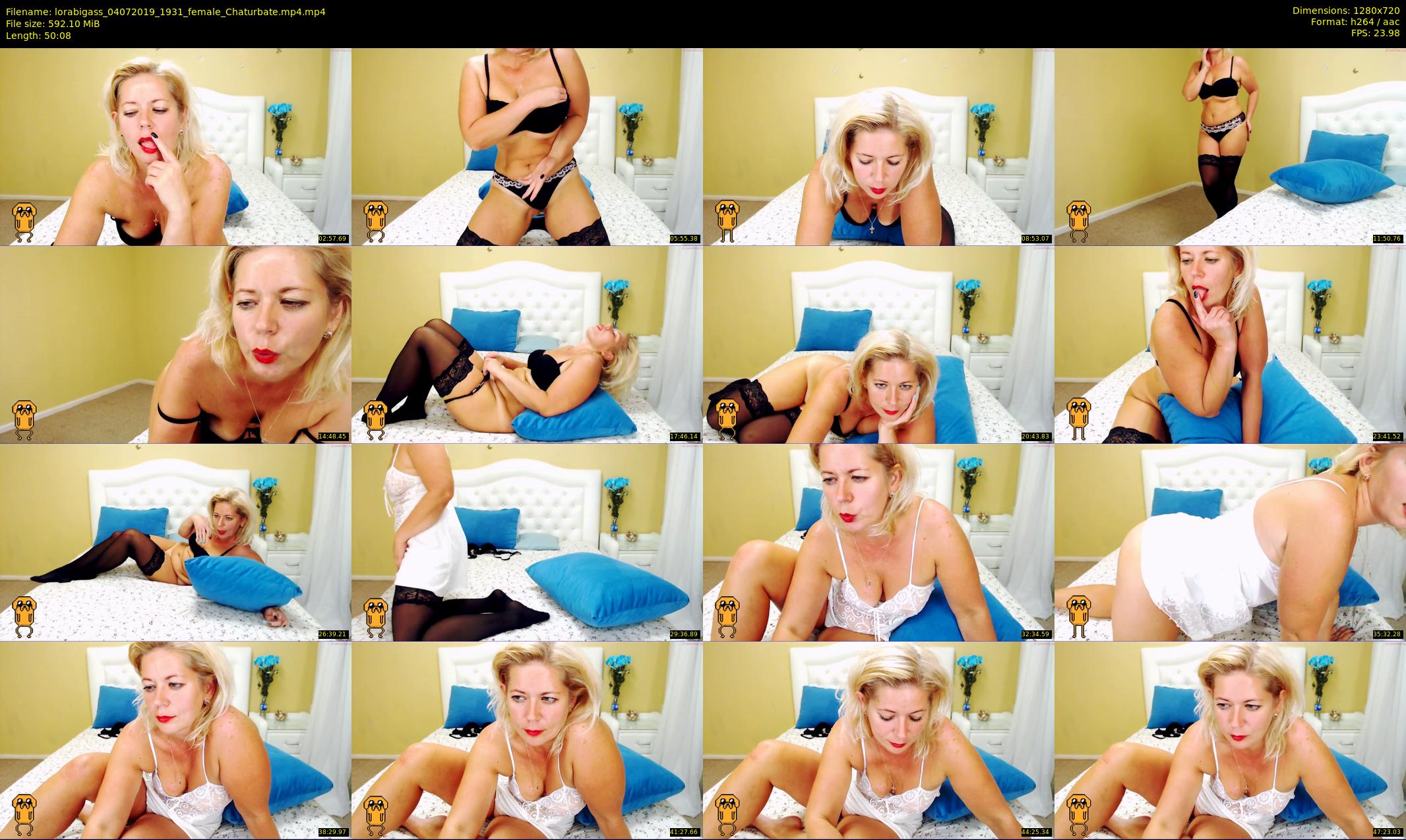 lorabigass — 51 minute Chaturbate female cam show recording, 720p, Jul 4, 2019