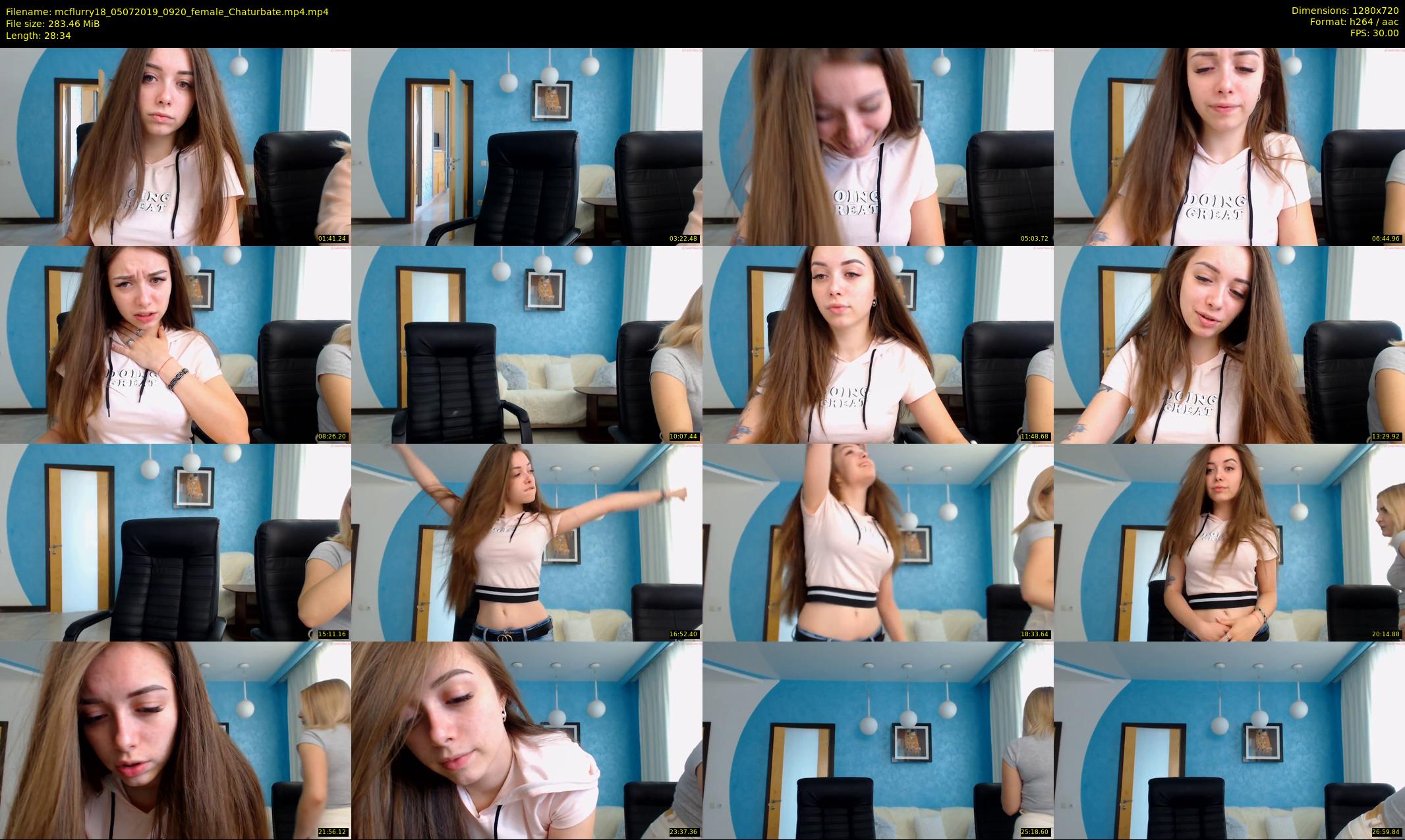 mcflurry18 — 29 minute Chaturbate female cam show recording, 720p, Jul 5, 2019