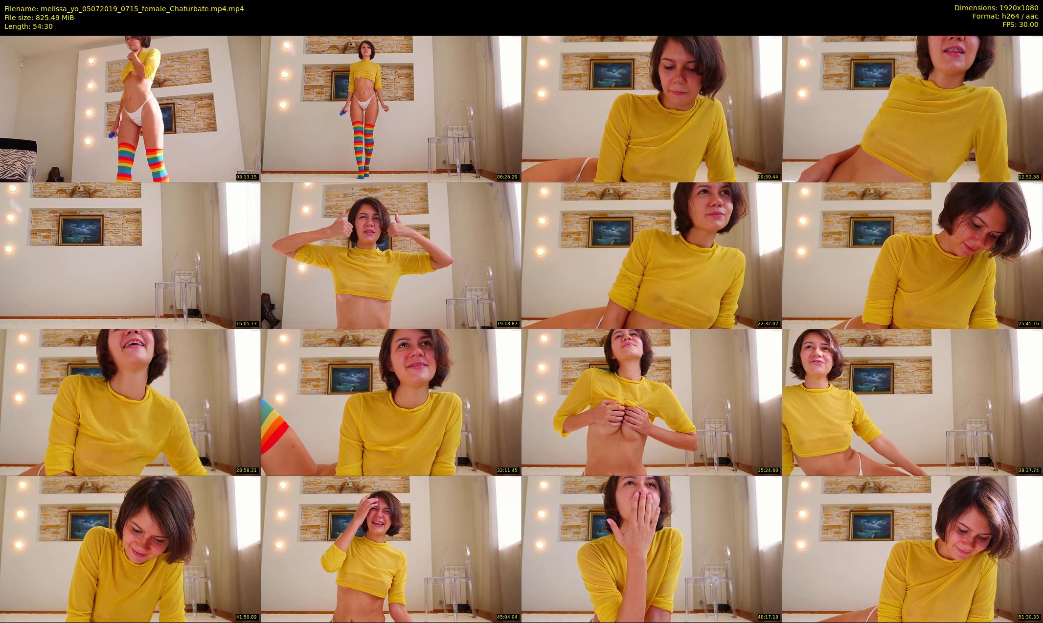 melissa_yo — 55 minute Chaturbate female cam show recording, 1080p, Jul 5, 2019