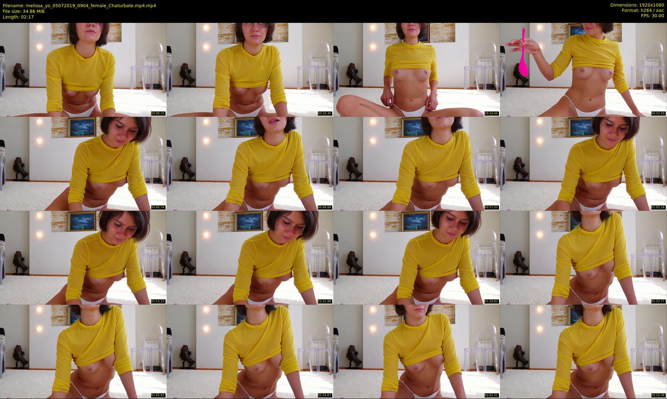 melissa_yo — 3 minute Chaturbate female cam show recording, 1080p, Jul 5, 2019
