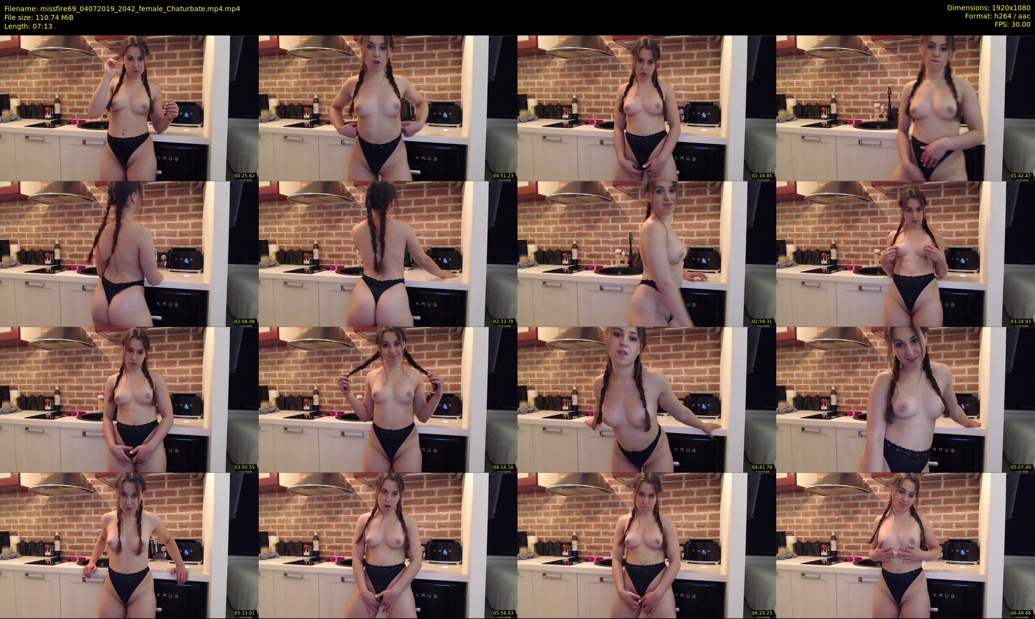 missfire69 — 8 minute Chaturbate female cam show recording, 1080p, Jul 4, 2019