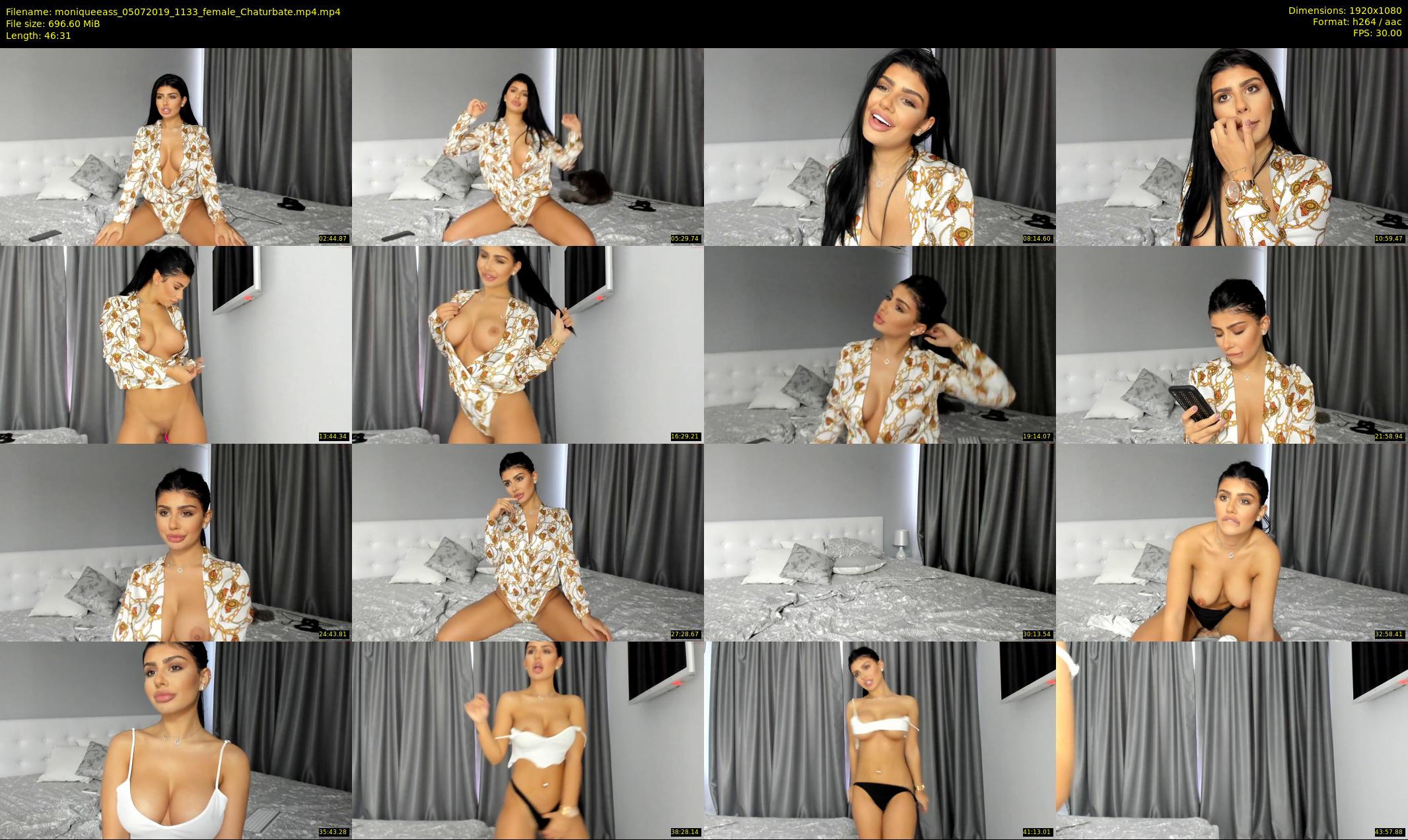 moniqueeass — 47 minute Chaturbate female cam show recording, 1080p, Jul 5, 2019