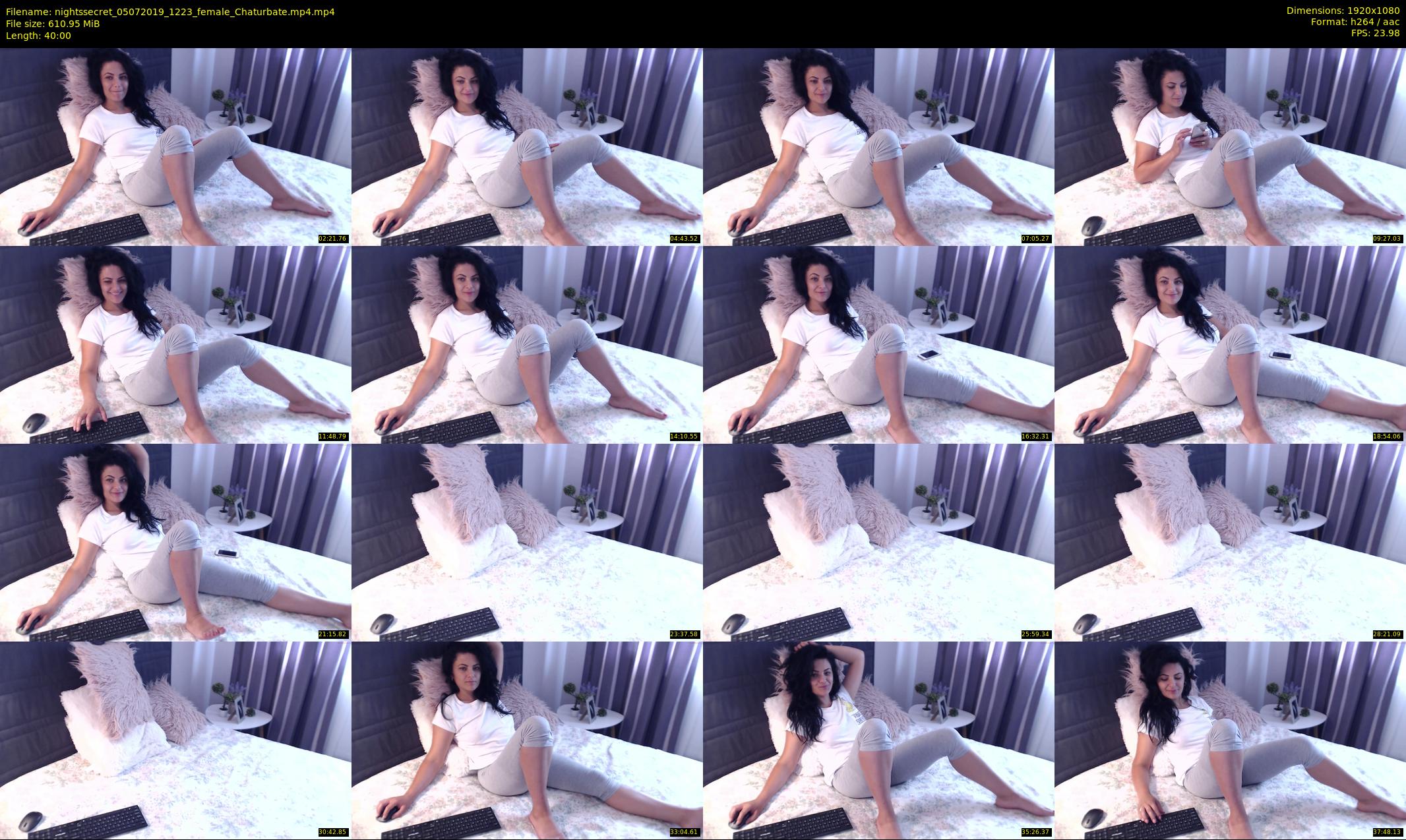 nightssecret — 40 minute Chaturbate female cam show recording, 1080p, Jul 5, 2019