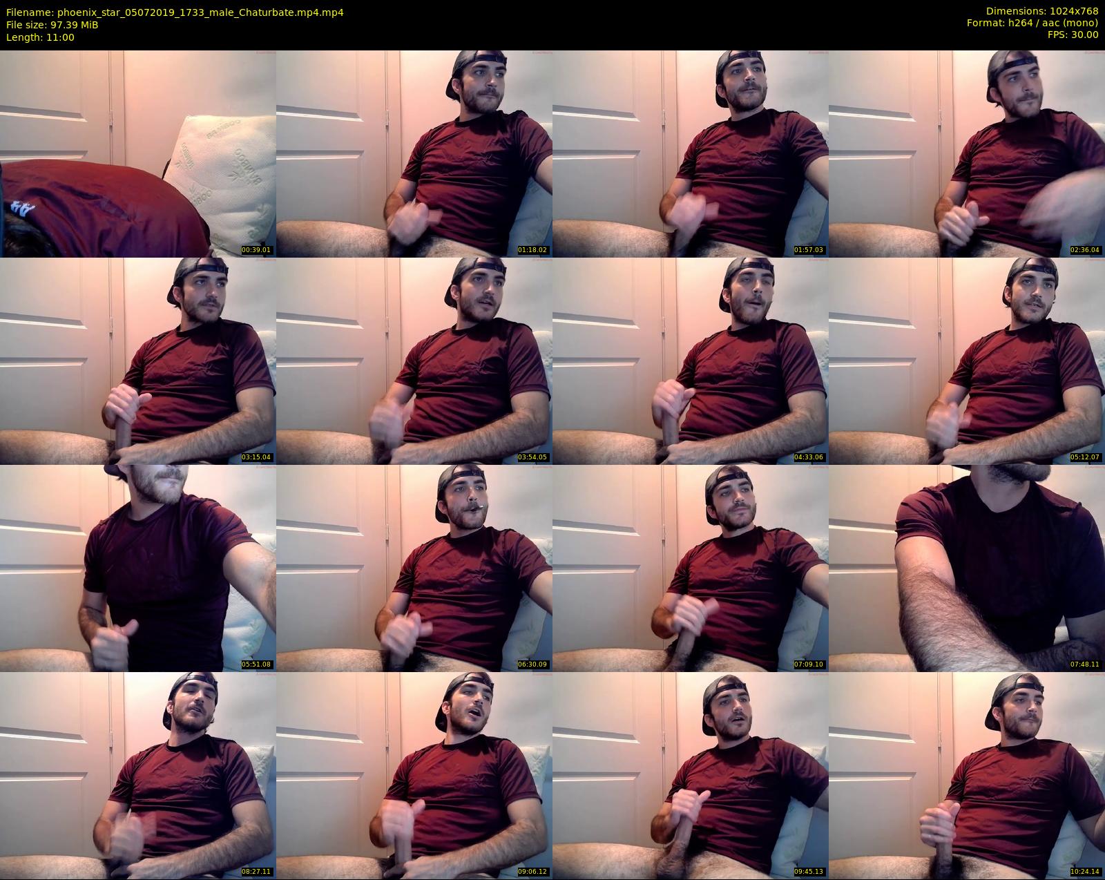 phoenix_star — 11 minute Chaturbate male cam show recording, 720p, Jul 5, 2019