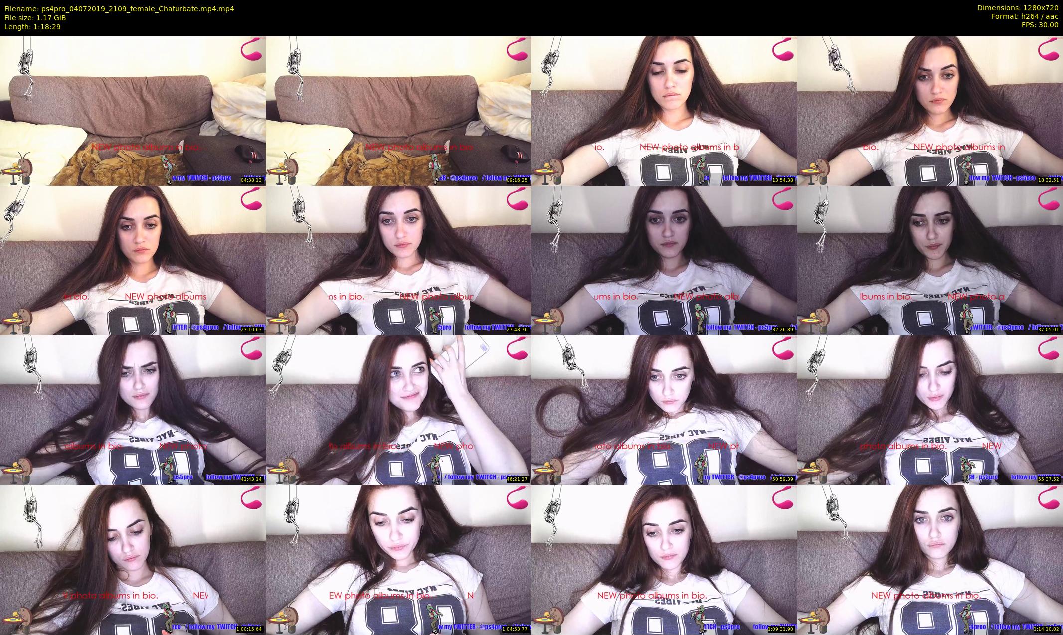 ps4pro — 79 minute Chaturbate female cam show recording, 720p, Jul 4, 2019