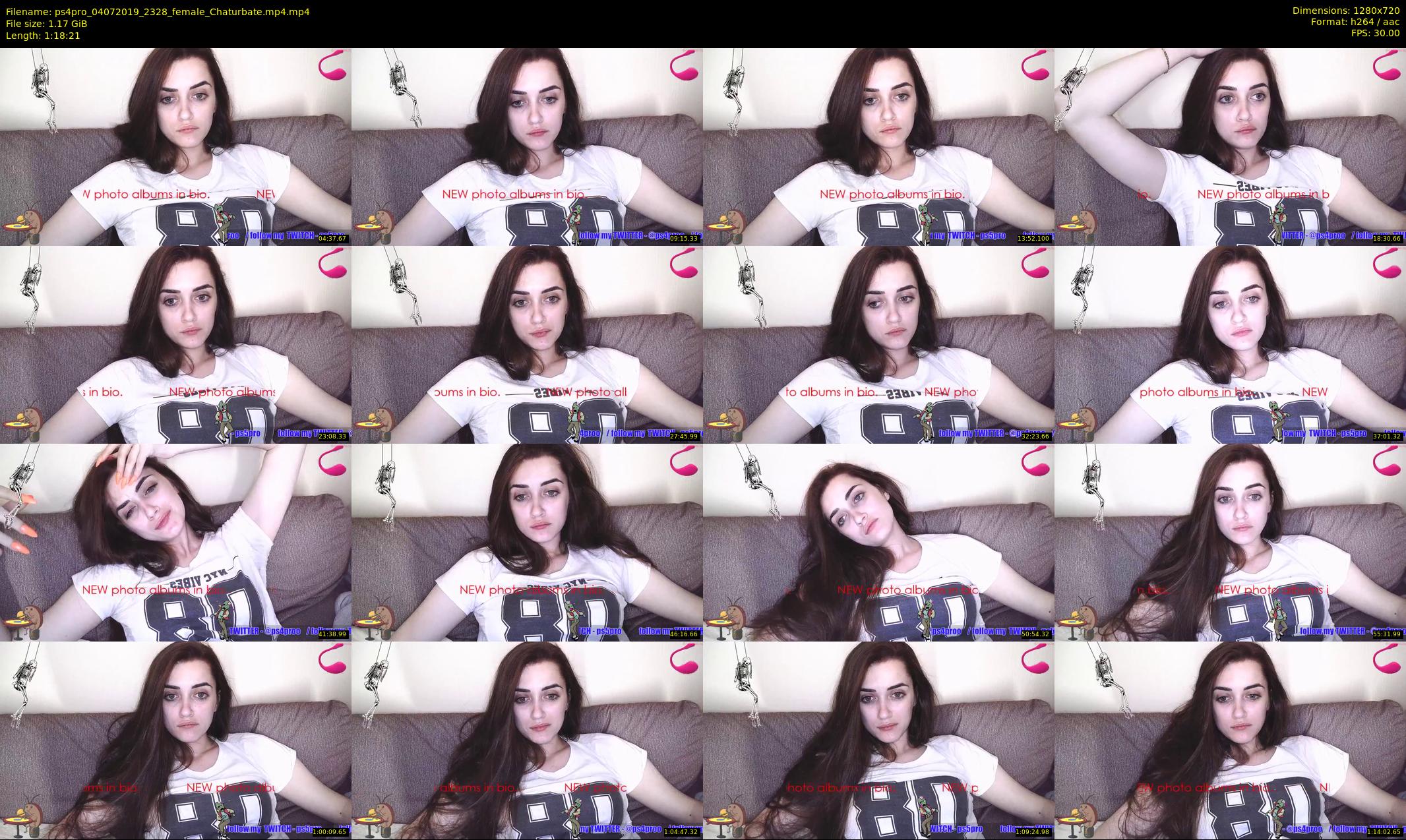 ps4pro — 79 minute Chaturbate female cam show recording, 720p, Jul 4, 2019