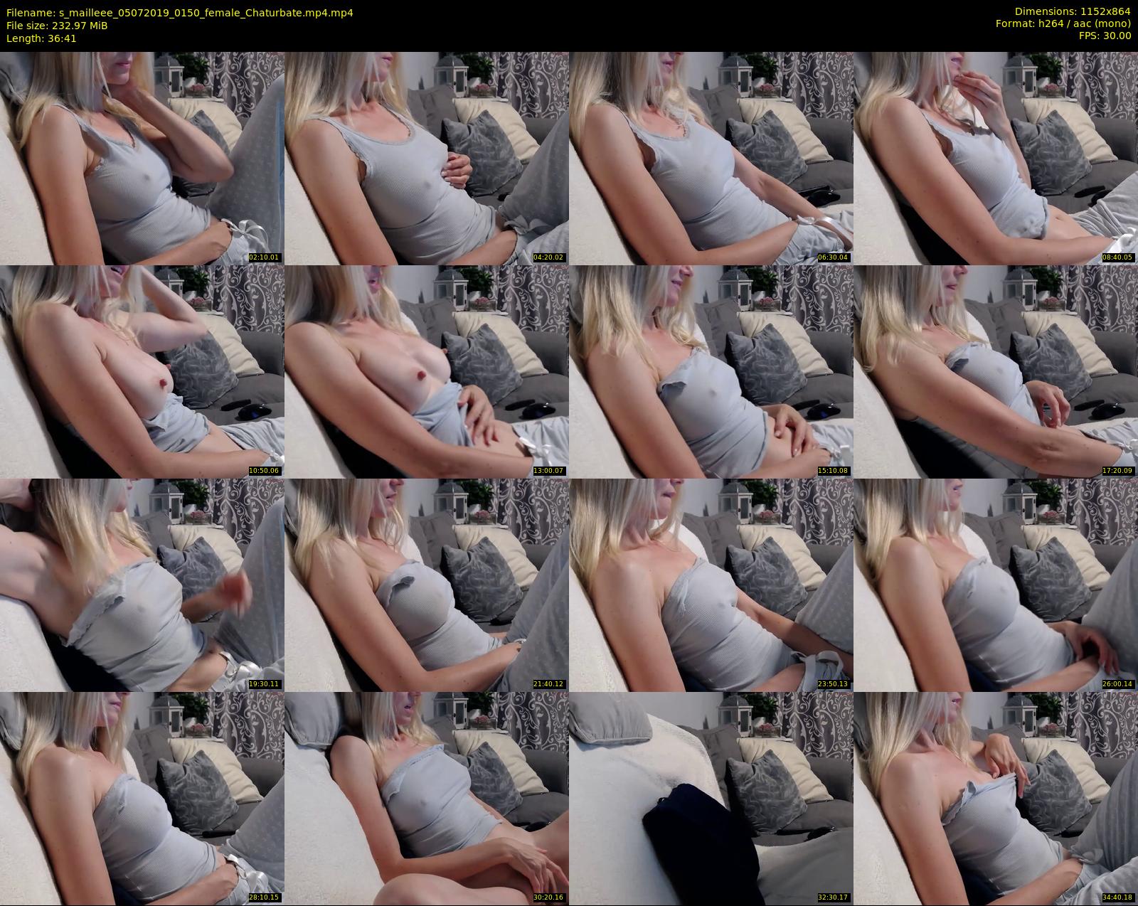 s_mailleee — 37 minute Chaturbate female cam show recording, 720p, Jul 5, 2019