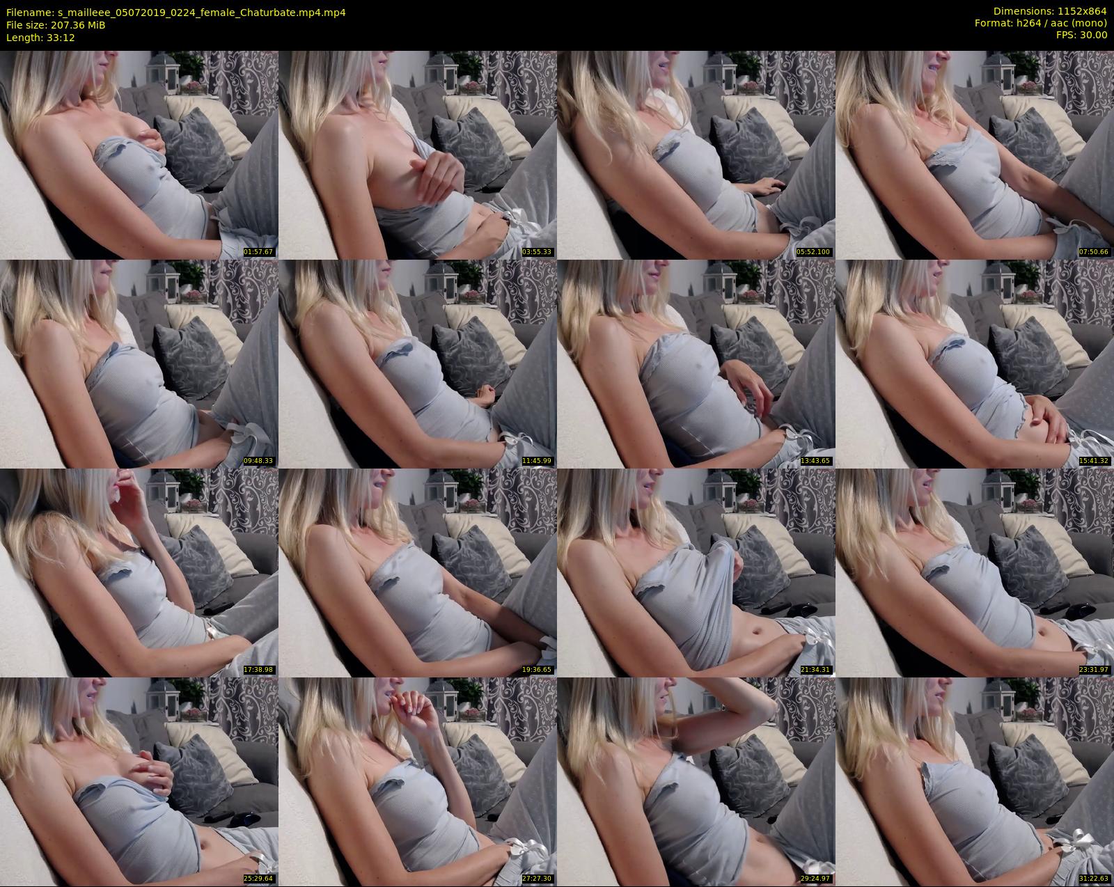 s_mailleee — 34 minute Chaturbate female cam show recording, 720p, Jul 5, 2019