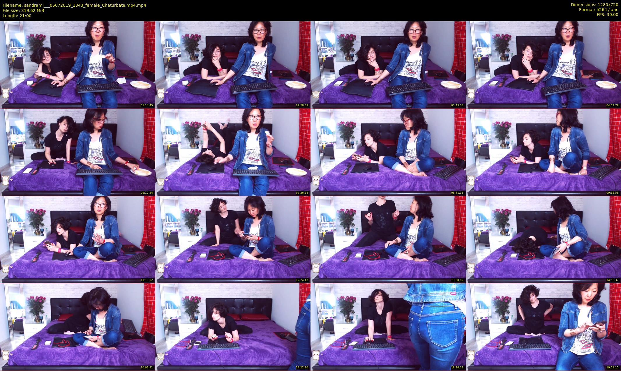 sandrami__ — 21 minute Chaturbate female cam show recording, 720p, Jul 5, 2019