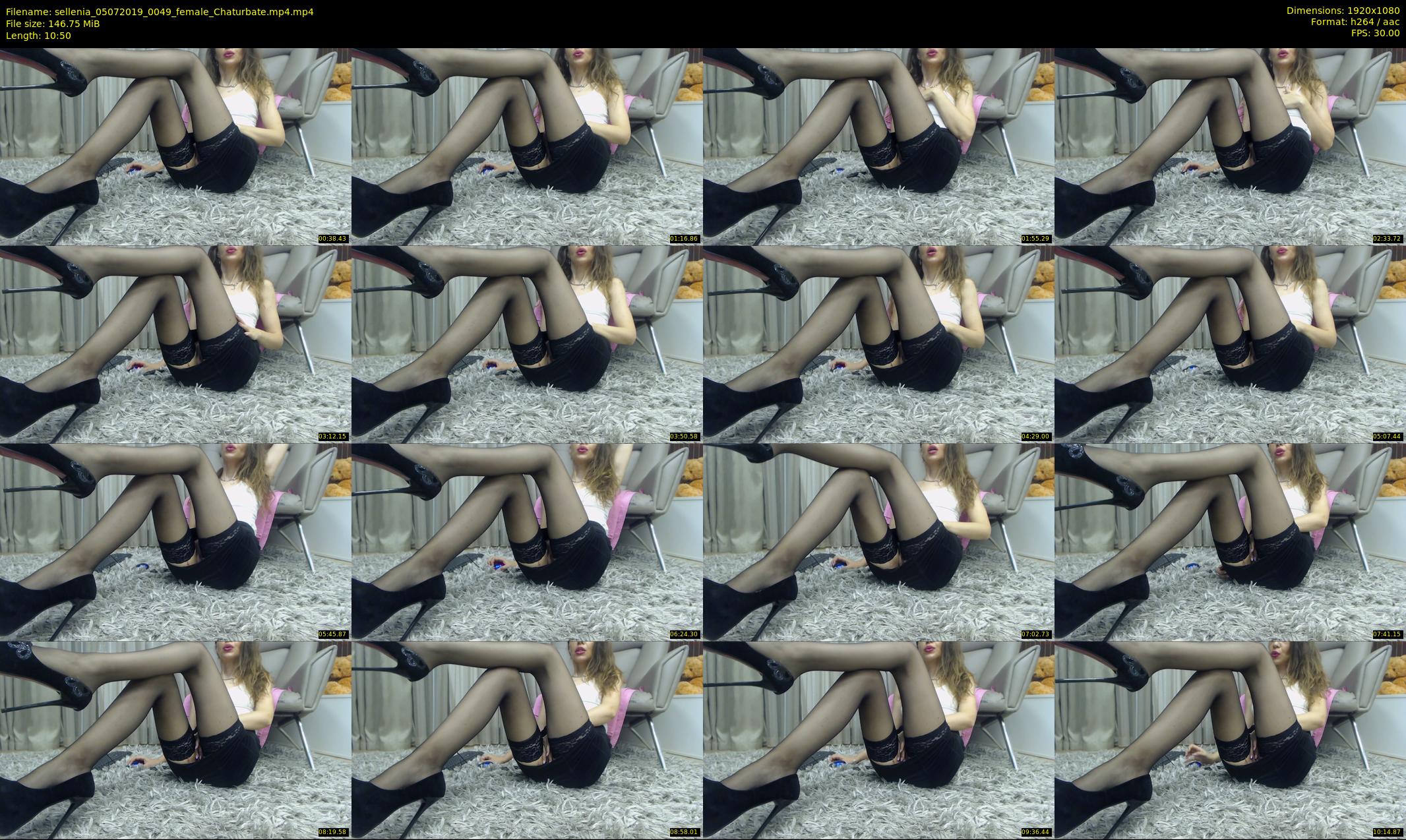 sellenia — 11 minute Chaturbate female cam show recording, 1080p, Jul 5, 2019