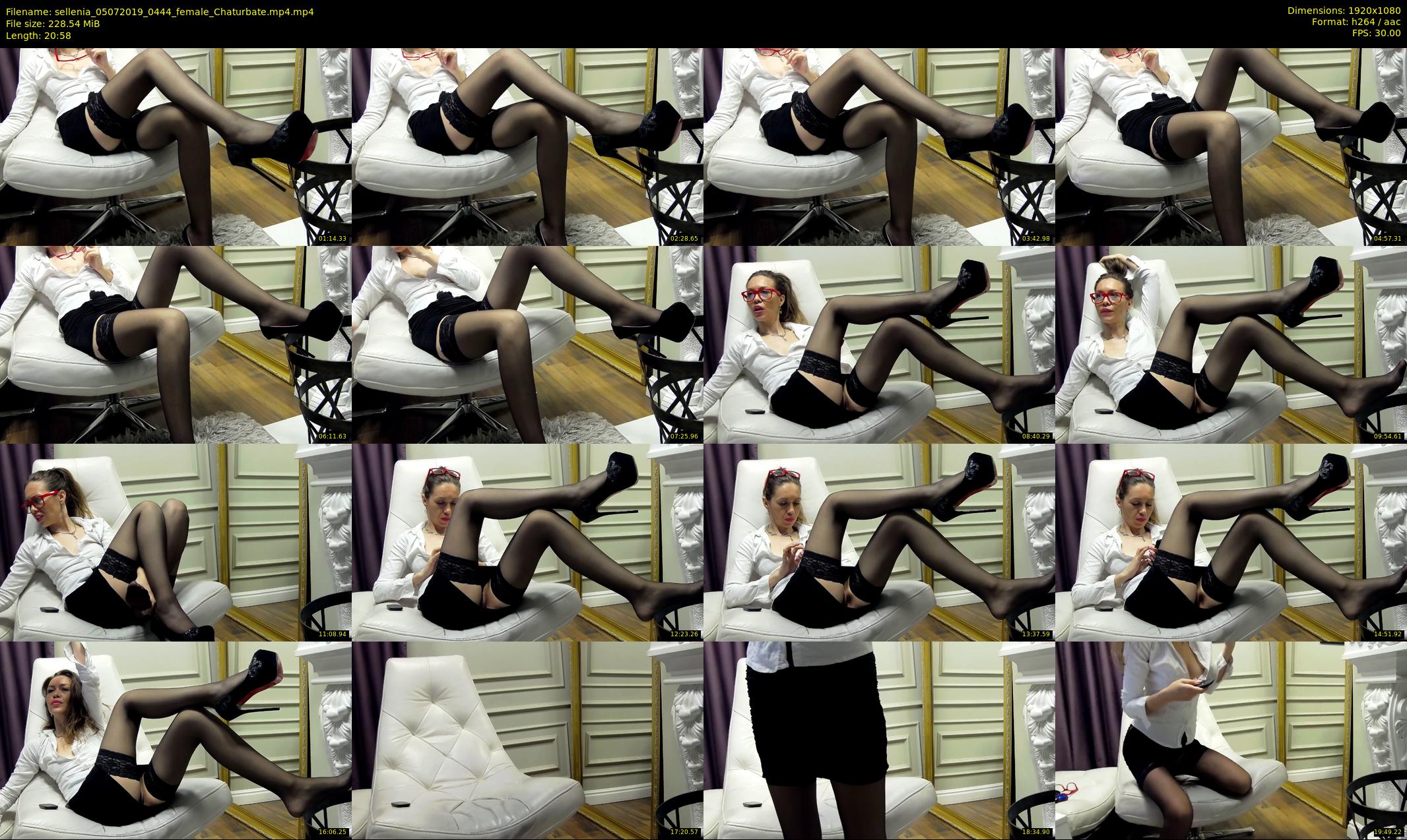 sellenia — 21 minute Chaturbate female cam show recording, 1080p, Jul 5, 2019