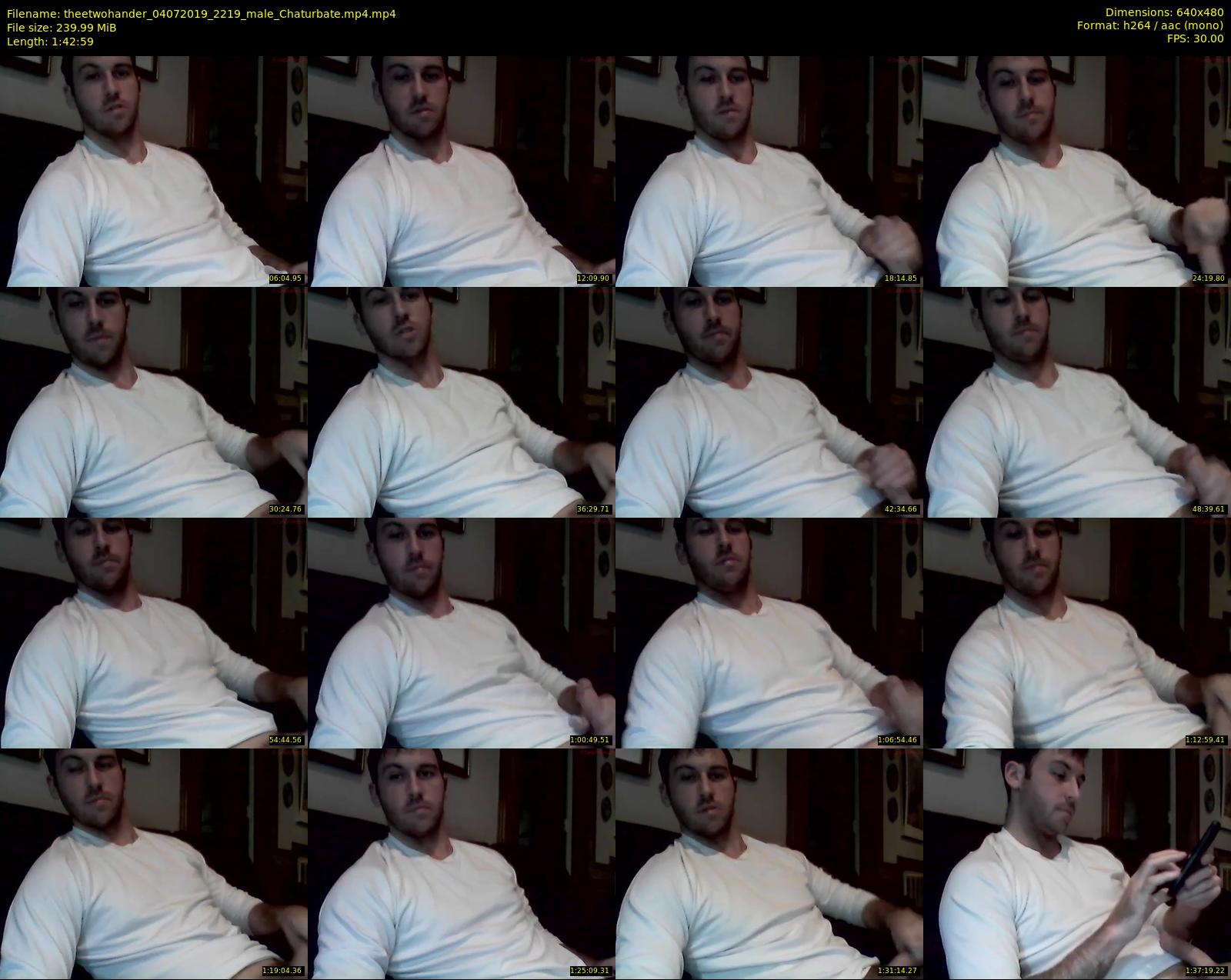 theetwohander — 103 minute Chaturbate male cam show recording, 480p, Jul 4, 2019