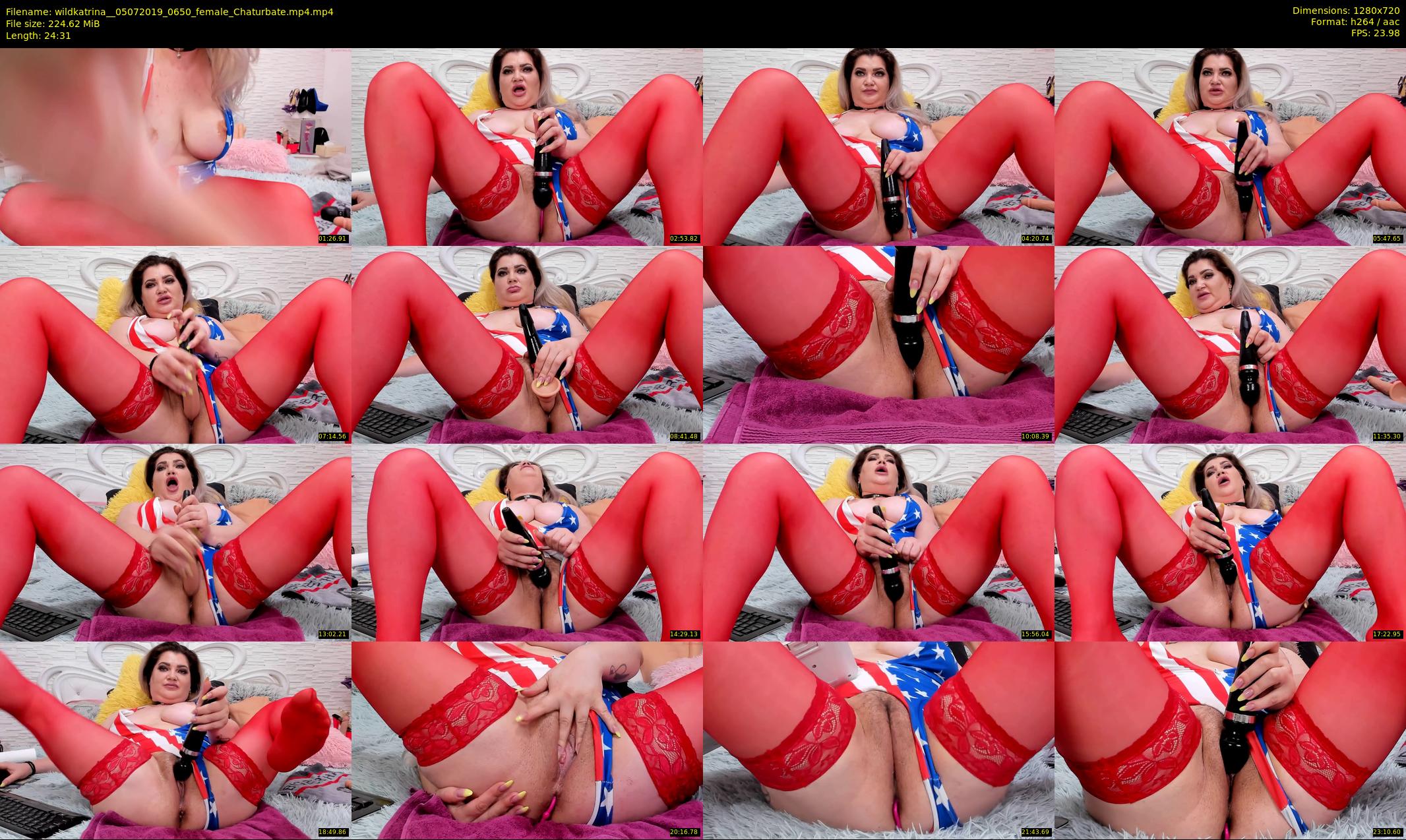 wildkatrina_ — 25 minute Chaturbate female cam show recording, 720p, Jul 5, 2019