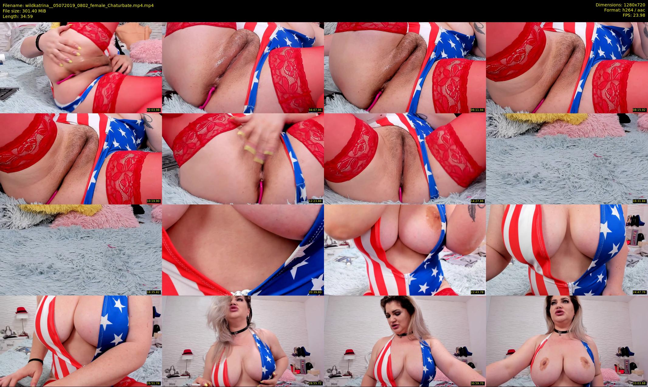 wildkatrina_ — 35 minute Chaturbate female cam show recording, 720p, Jul 5, 2019