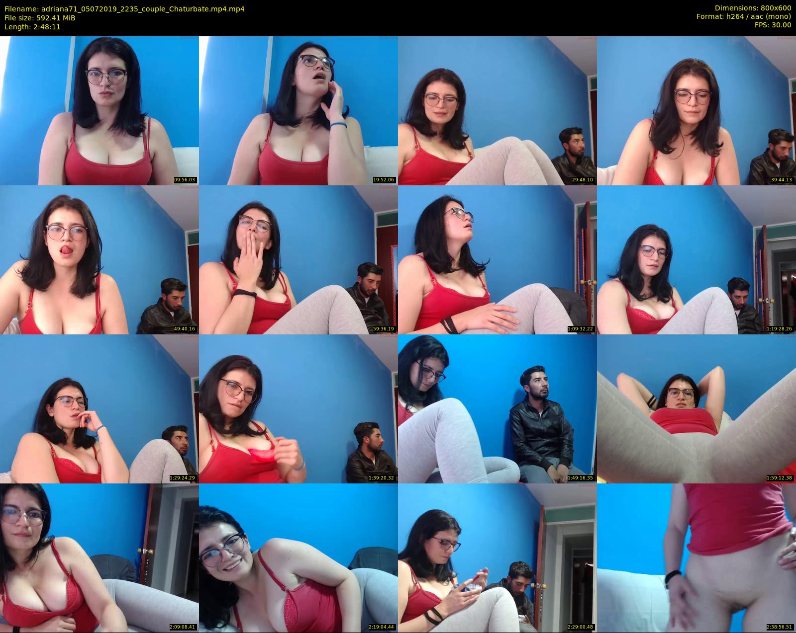 adriana71 — 169 minute Chaturbate couple cam show recording, 480p, Jul 5, 2019