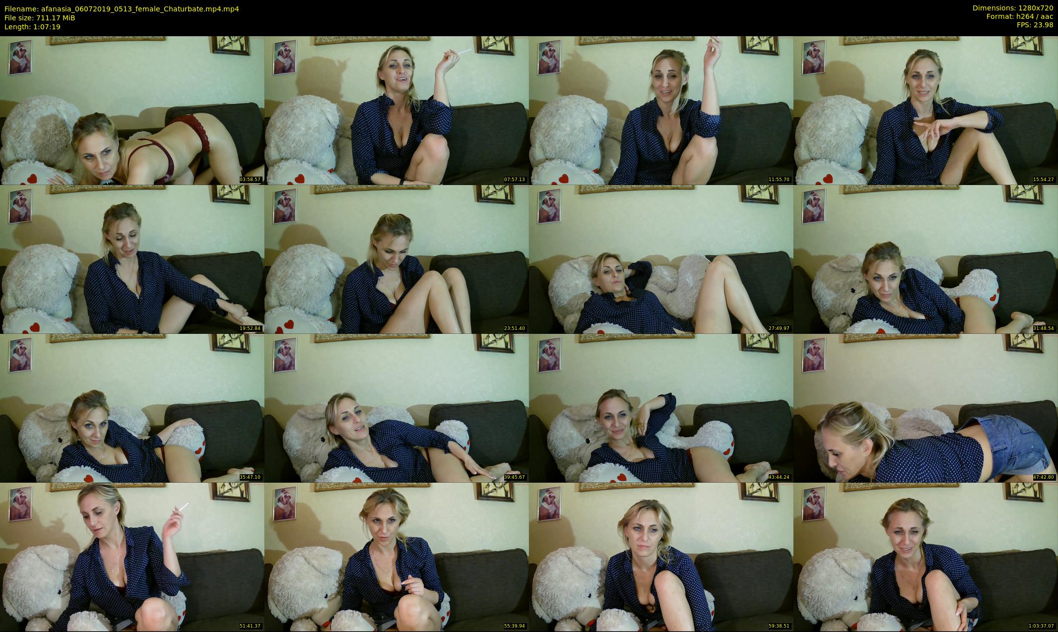 afanasia — 68 minute Chaturbate female cam show recording, 720p, Jul 6, 2019