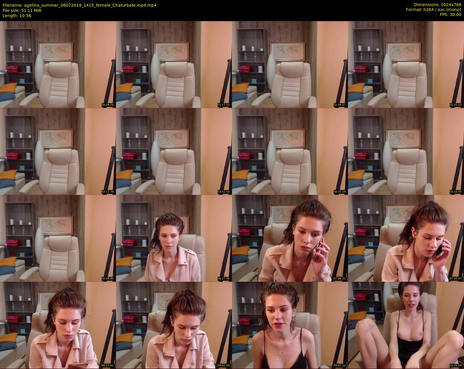 agelina_summer — 11 minute Chaturbate female cam show recording, 720p, Jul 6, 2019