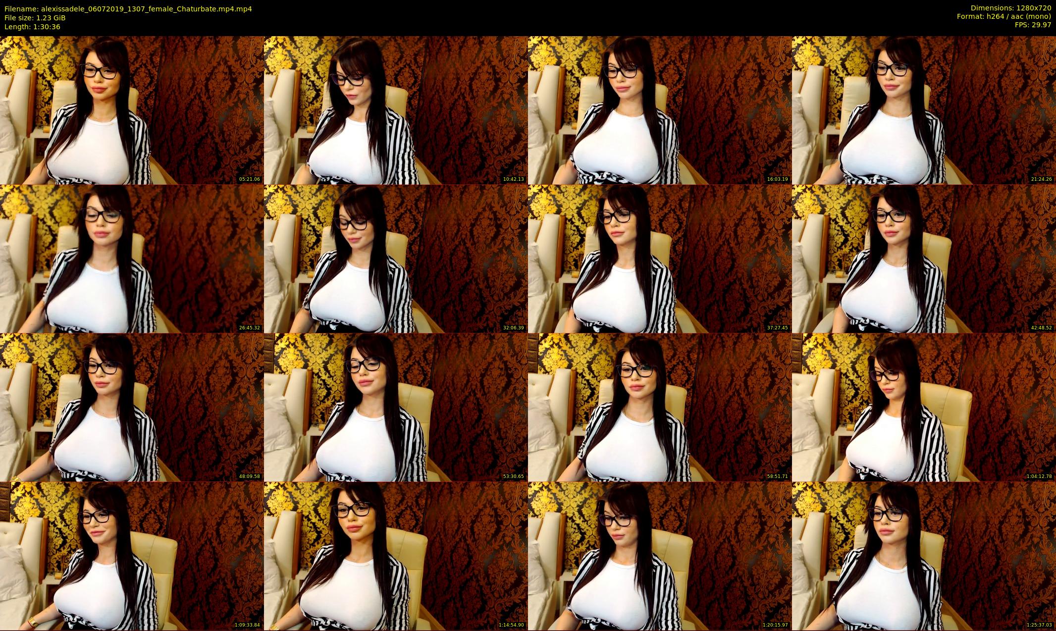 alexissadele — 91 minute Chaturbate female cam show recording, 720p, Jul 6, 2019