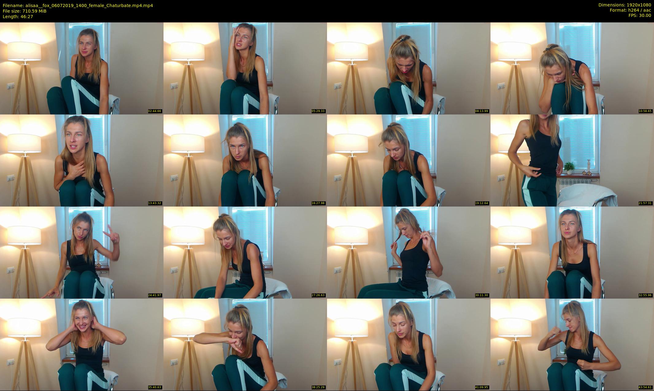 alisaa__fox — 47 minute Chaturbate female cam show recording, 1080p, Jul 6, 2019