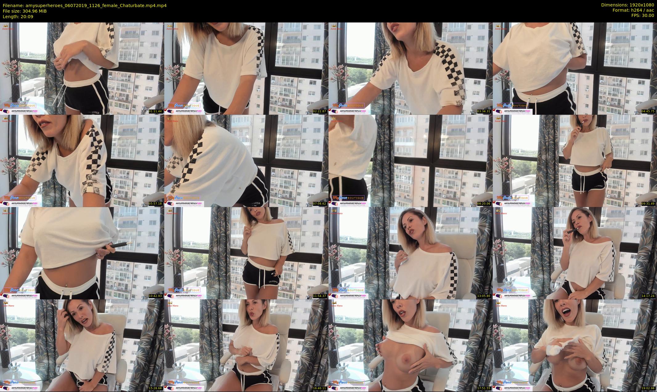 amysuperheroes — 21 minute Chaturbate female cam show recording, 1080p, Jul 6, 2019