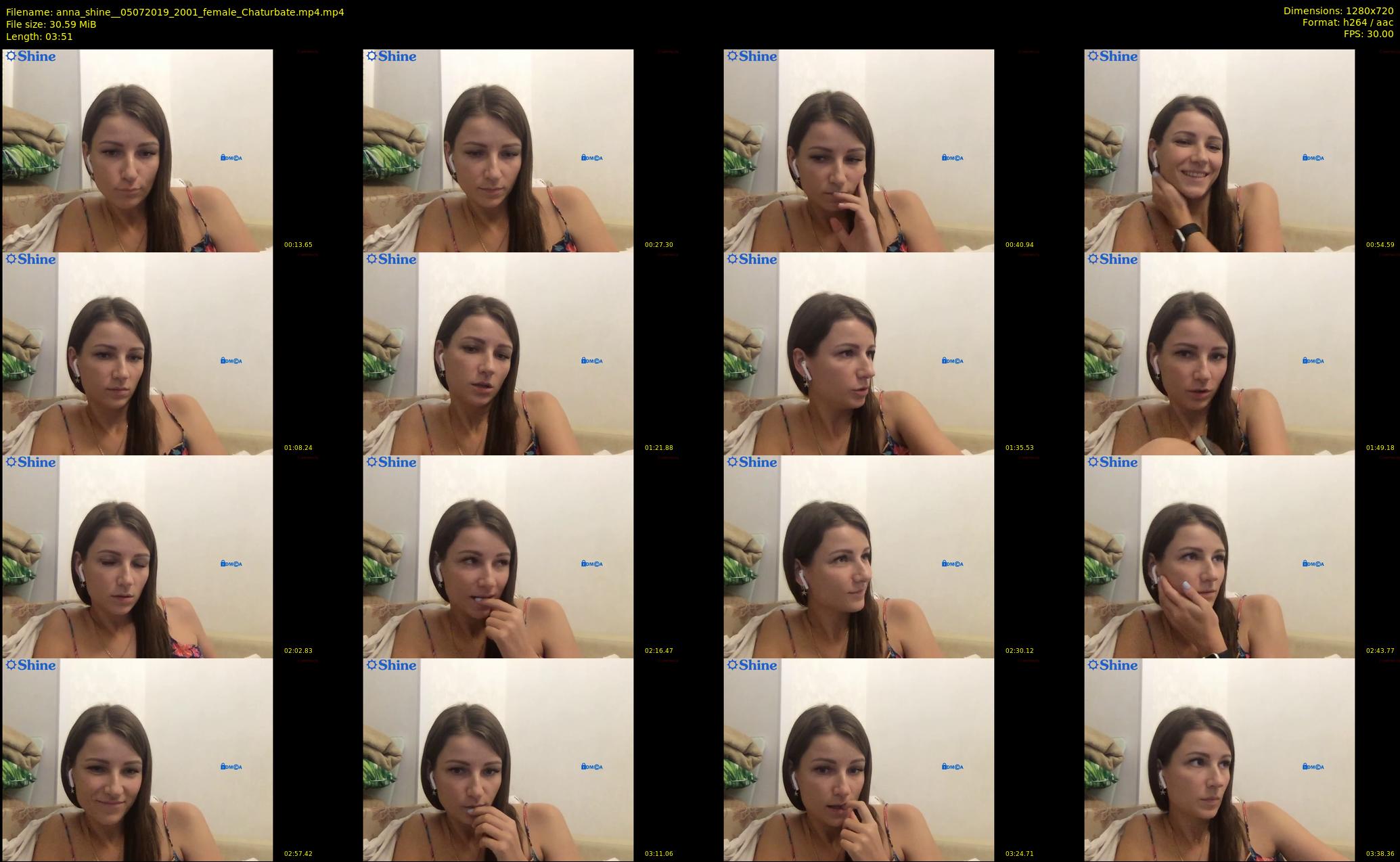 anna_shine_ — 4 minute Chaturbate female cam show recording, 720p, Jul 5, 2019