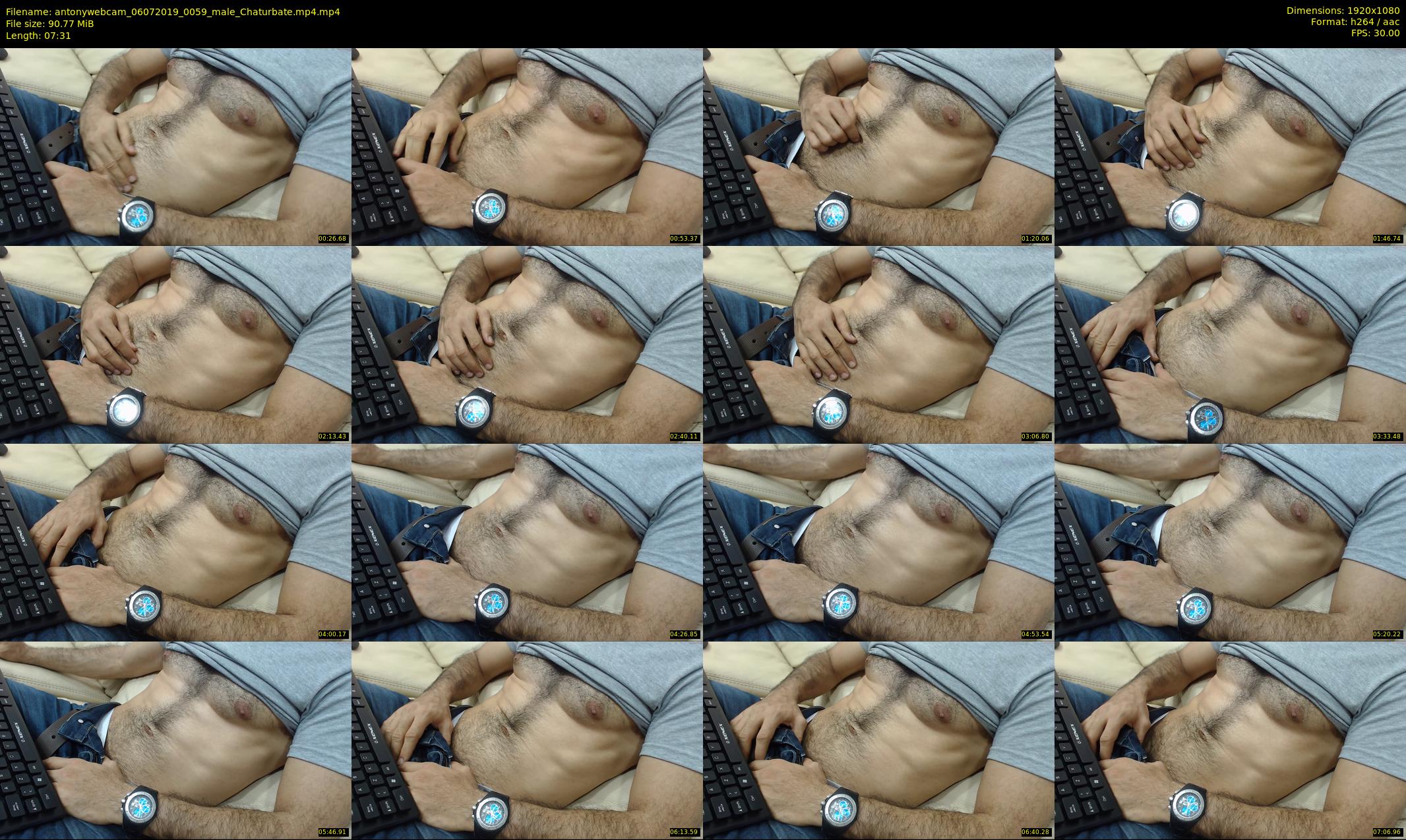 antonywebcam — 8 minute Chaturbate male cam show recording, 1080p, Jul 6, 2019