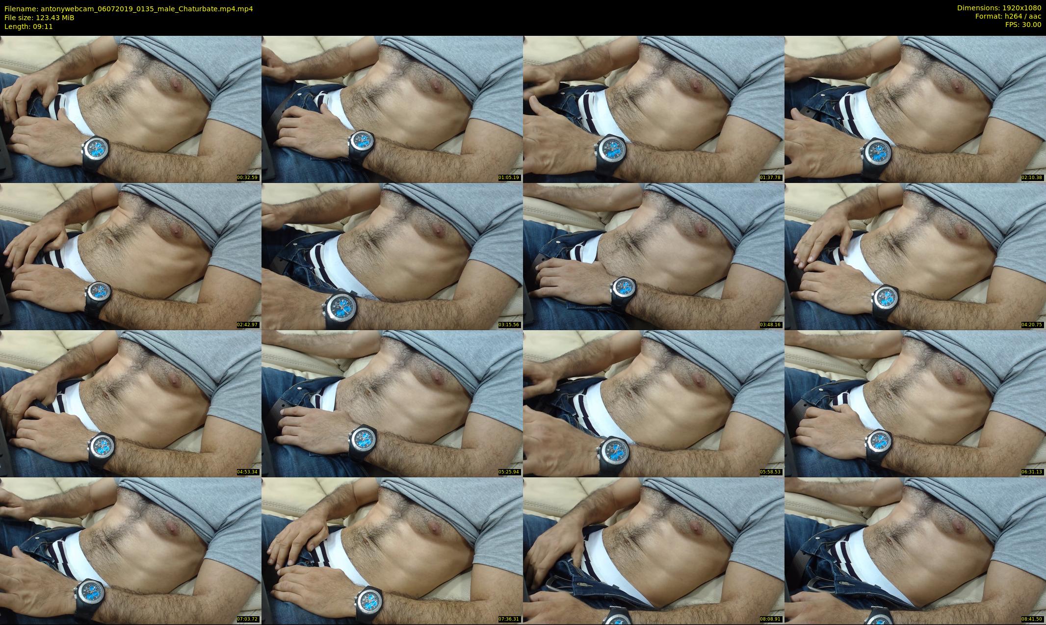 antonywebcam — 10 minute Chaturbate male cam show recording, 1080p, Jul 6, 2019