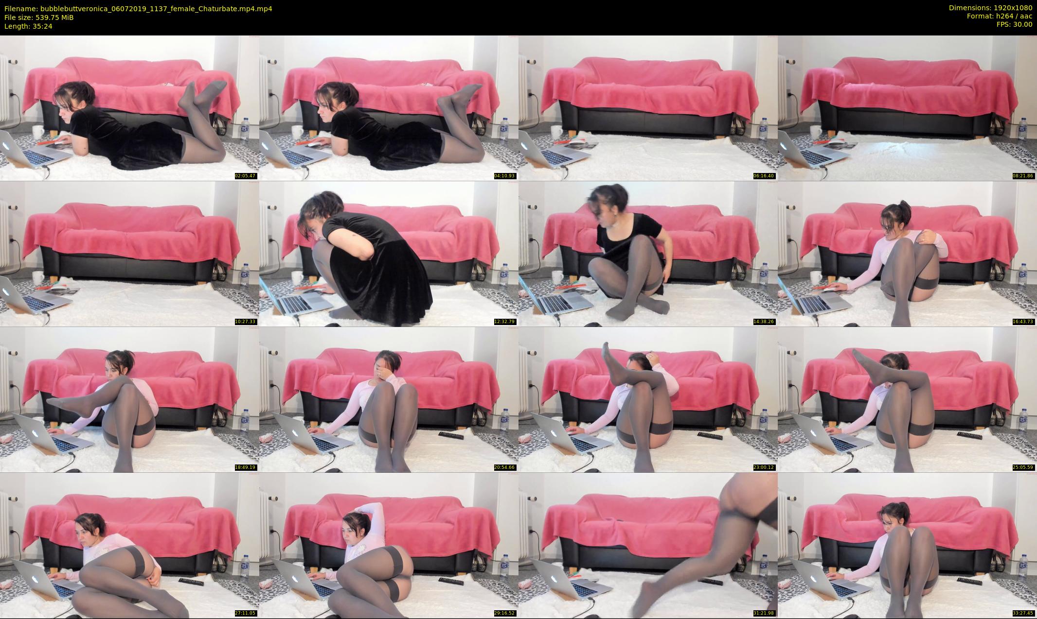 bubblebuttveronica — 36 minute Chaturbate female cam show recording, 1080p, Jul 6, 2019