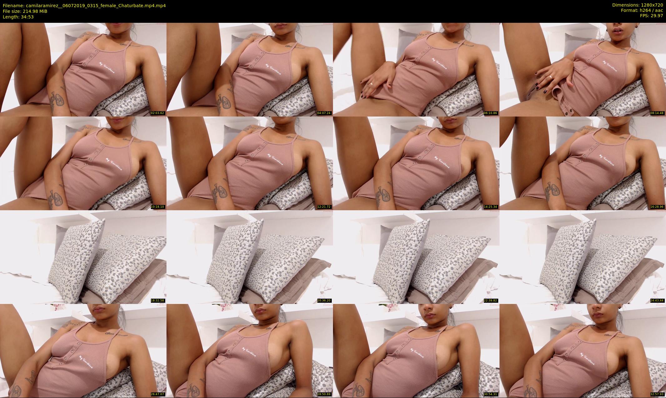 camilaramirez_ — 35 minute Chaturbate female cam show recording, 720p, Jul 6, 2019
